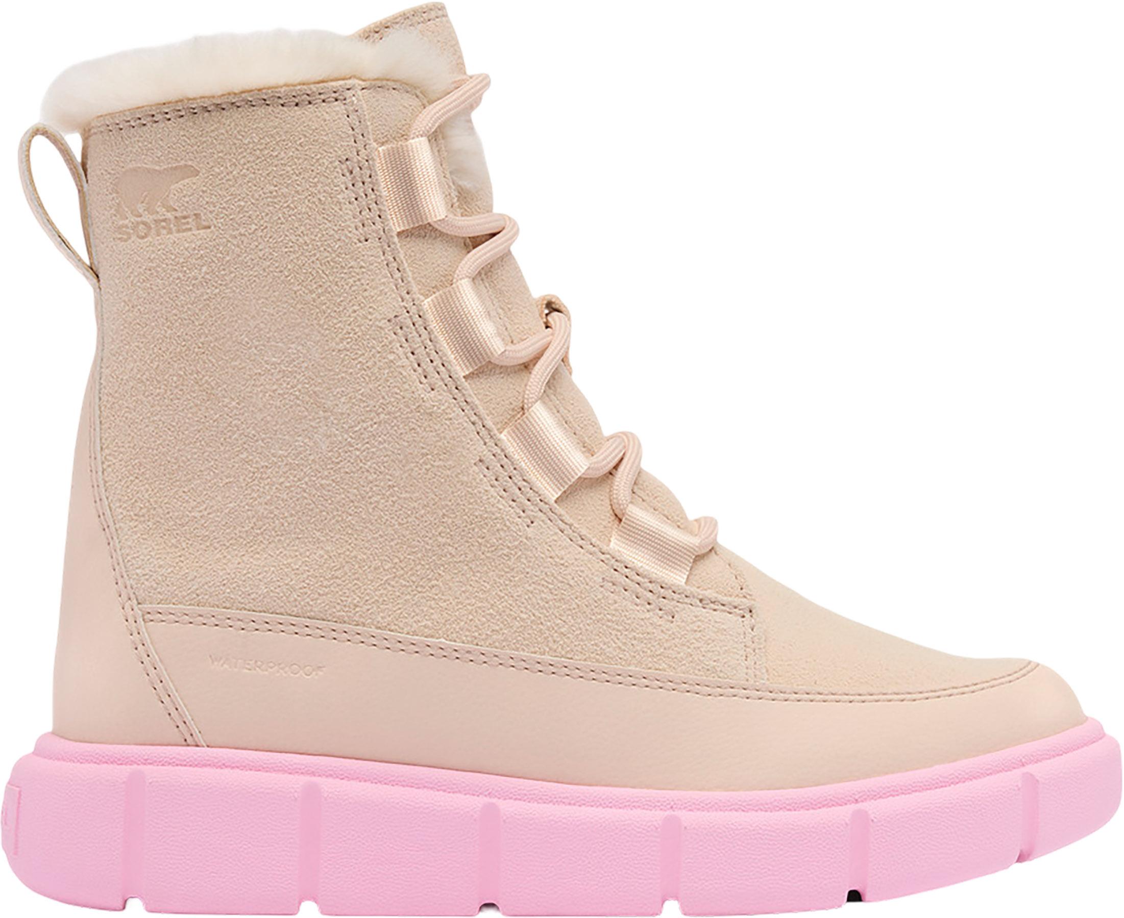 Product image for Sorel Explorer III Lace Waterproof Boots - Kids