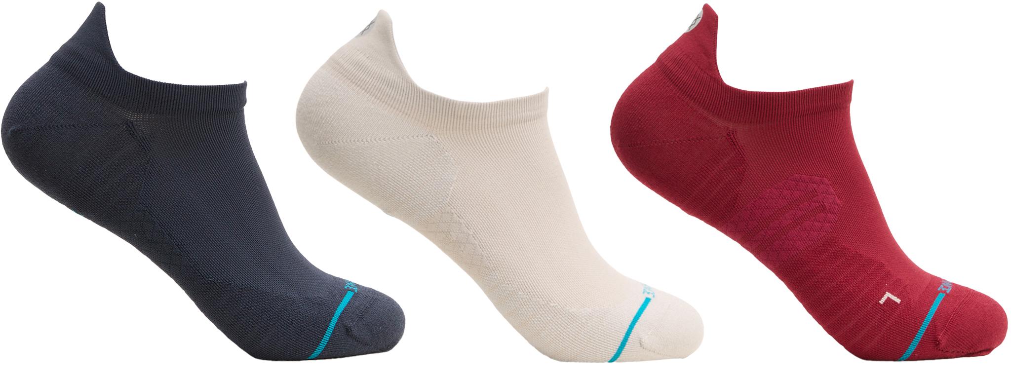 Product image for Chaussettes unies à languette - Lot de 3 - Unisexe