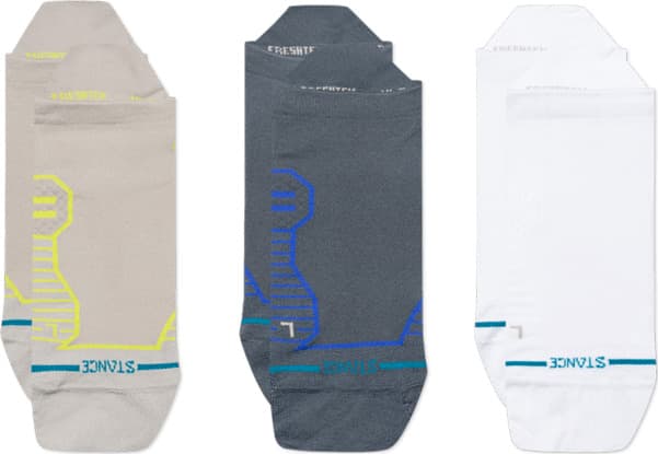 Image de produit pour Chaussettes à languette ultralégères Variegated Paquet de 3 - Unisexe