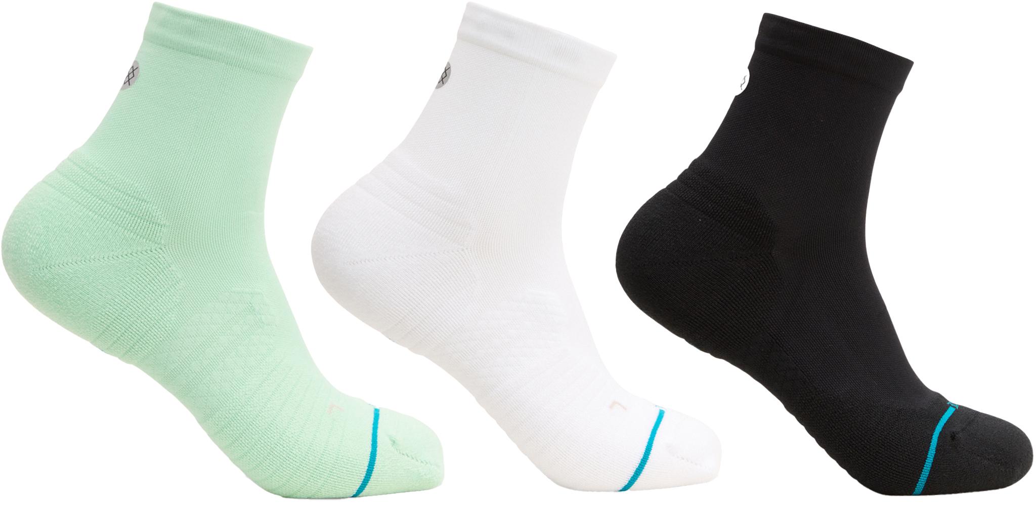 Product gallery image number 2 for product Chaussettes de course courtes à matelassage léger - Lot de 3 - Unisexe