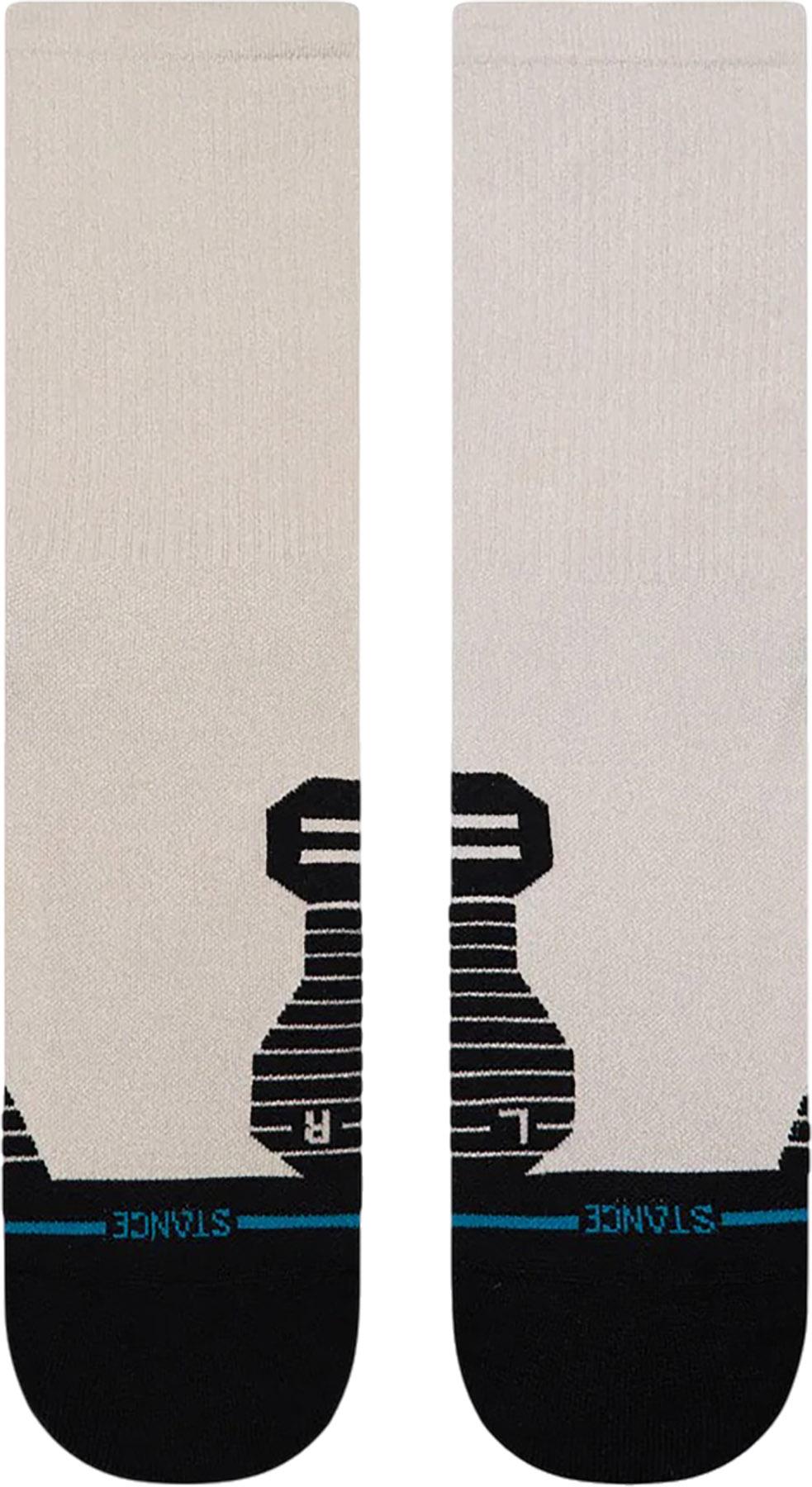 Product gallery image number 3 for product Run Light Ribbed Crew Socks - Unisex