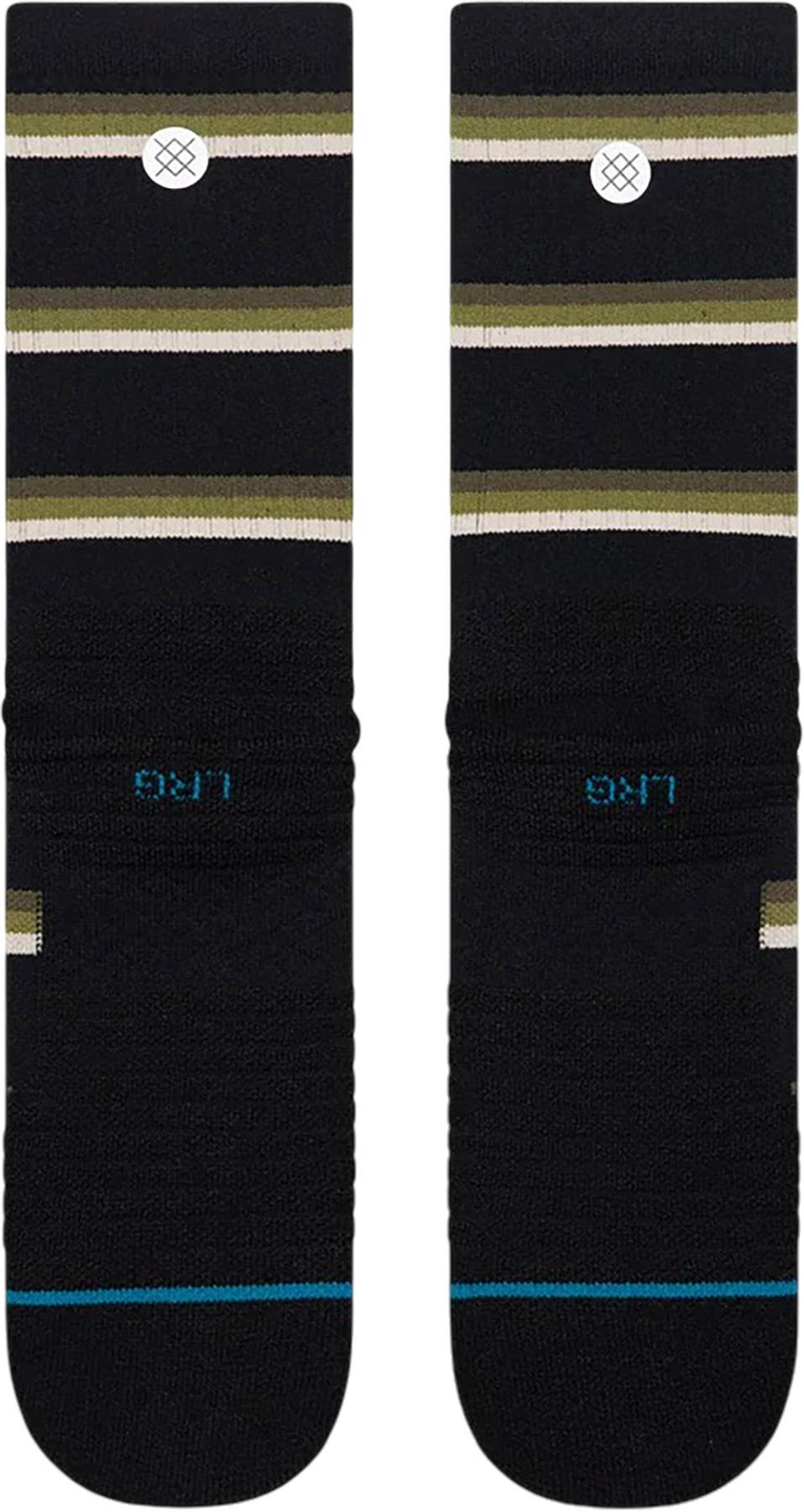 Product gallery image number 2 for product Multistripe Mid Ribbed Crew Socks - Unisex