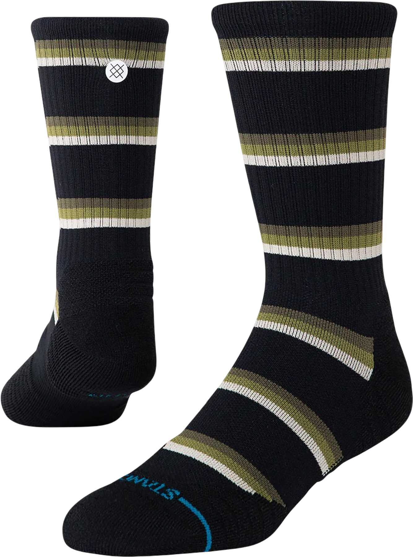 Product image for Multistripe Mid Ribbed Crew Socks - Unisex