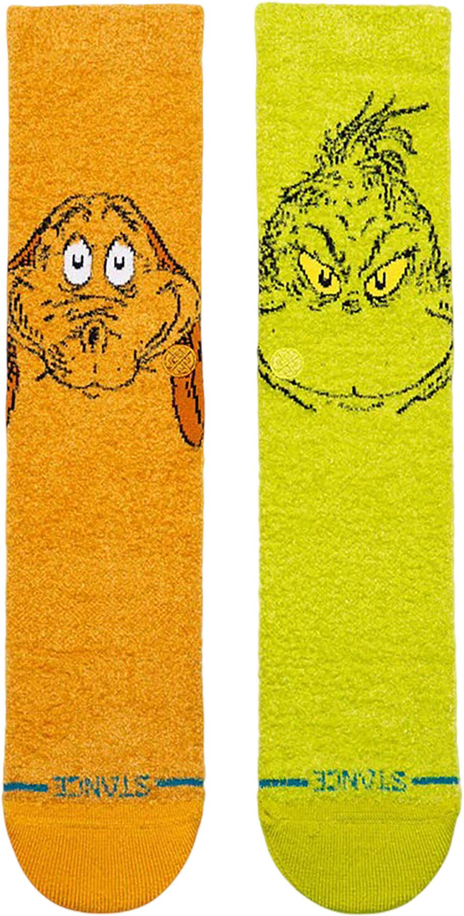 Product gallery image number 2 for product The Grinch X Stance Grinch and Max Crew Socks - Unisex