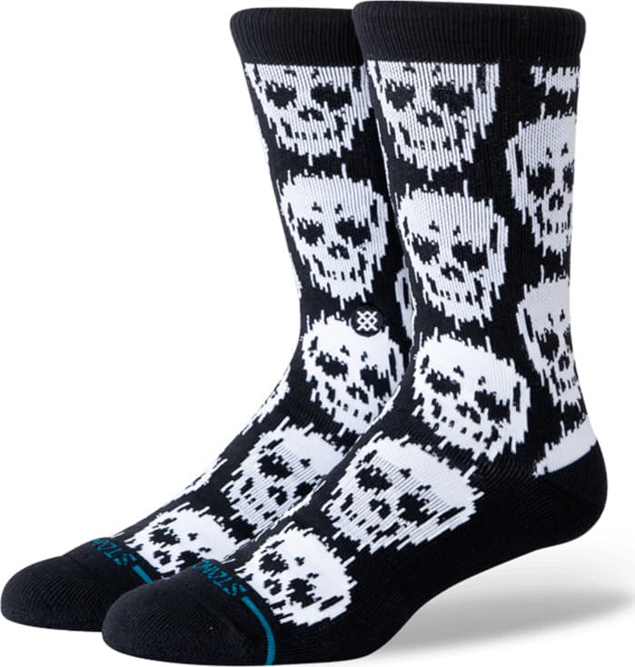 Image de produit pour Chaussettes mi-mollet Static Skull - Unisexe
