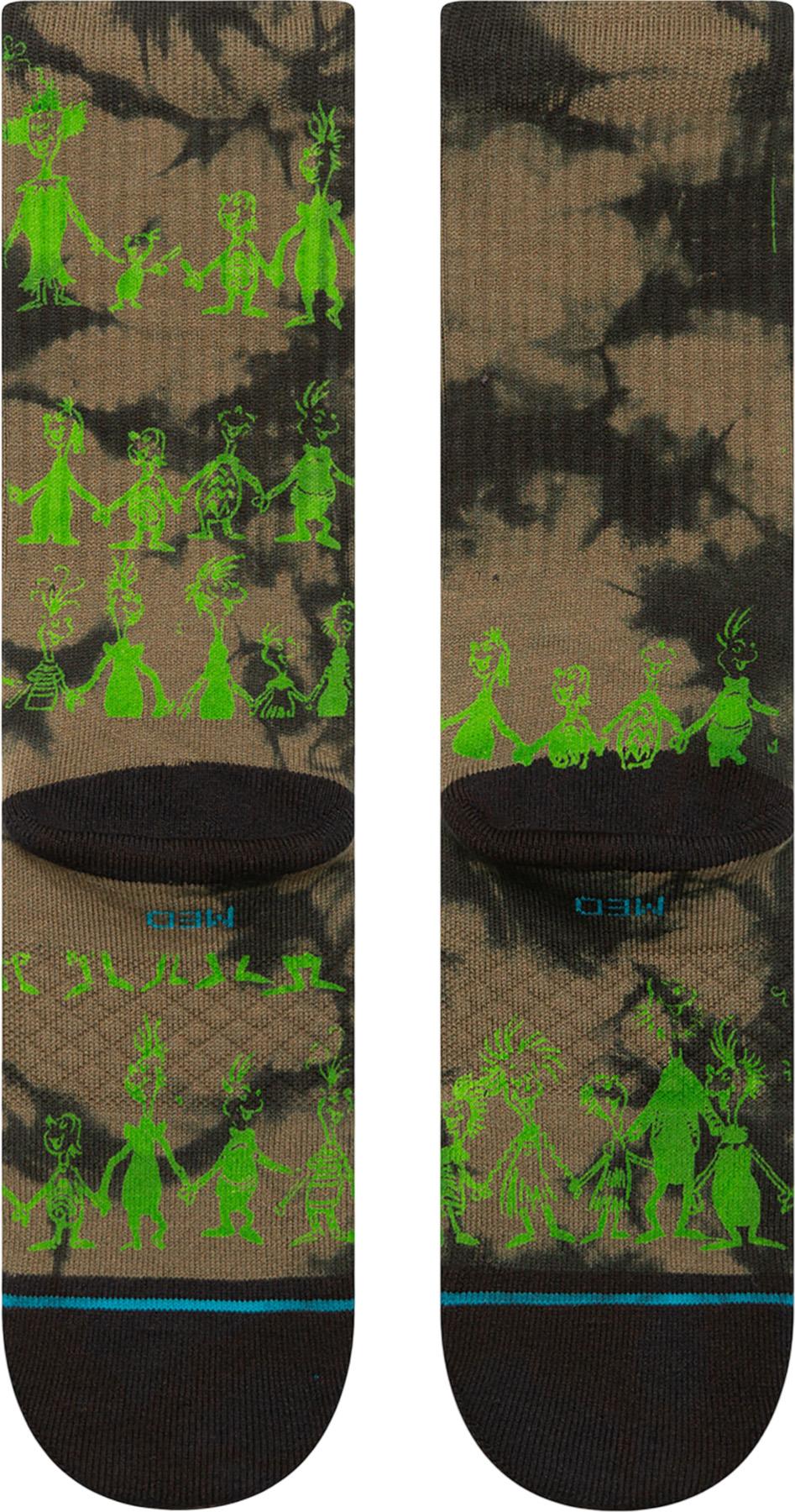 Numéro de l'image de la galerie de produits 3 pour le produit Chaussettes mi-mollet The Grinch X Stance Down In Whovile - Unisexe