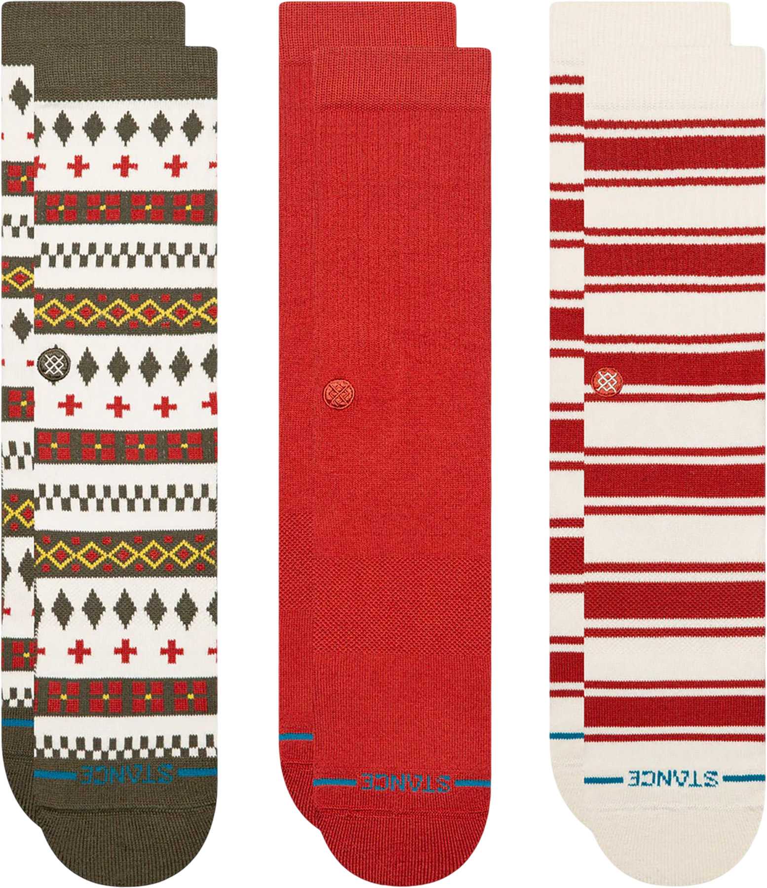 Product image for Cabin Days 3 Pack Crew Socks - Unisex