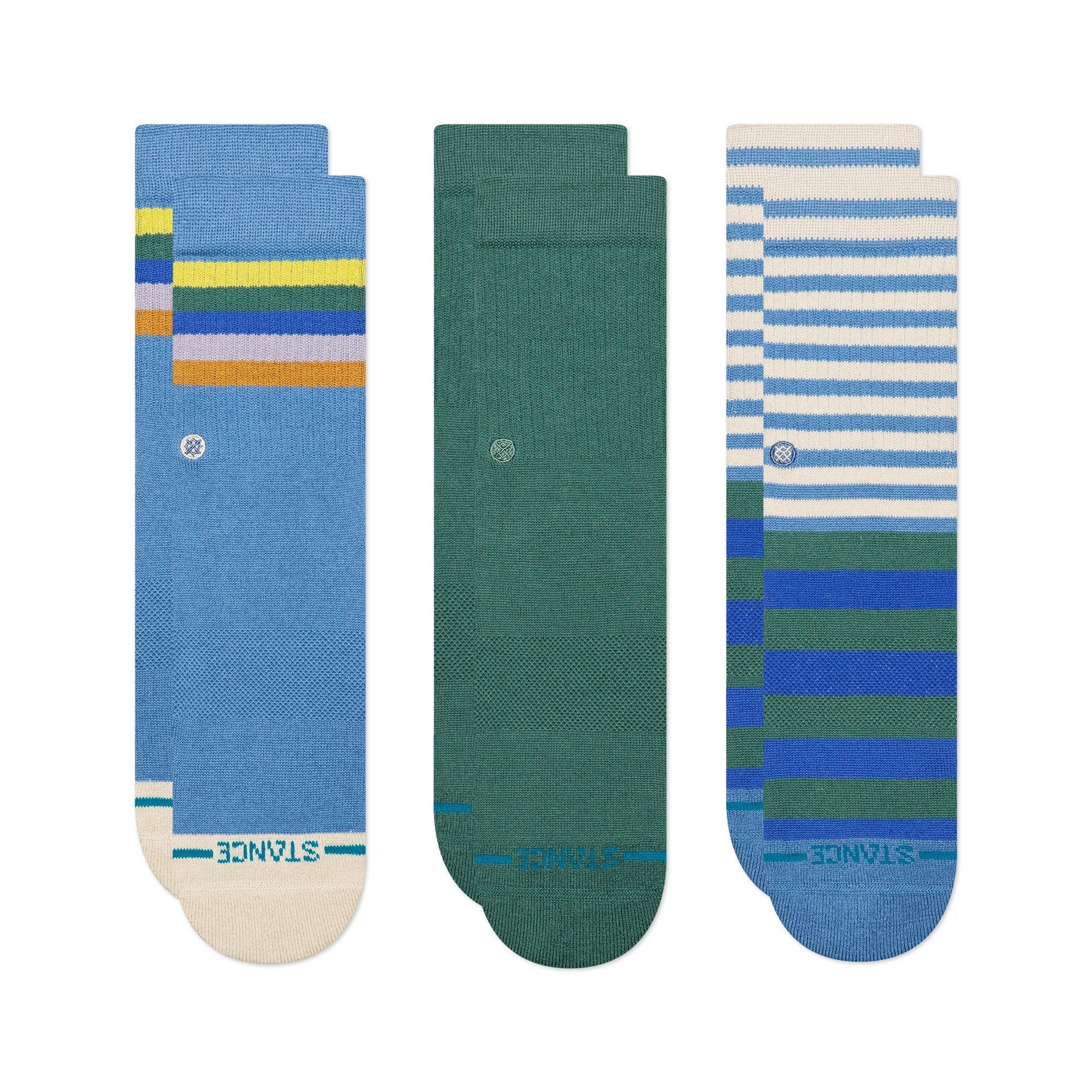 Product image for Stripe Crew Socks 3-Pack - Kids