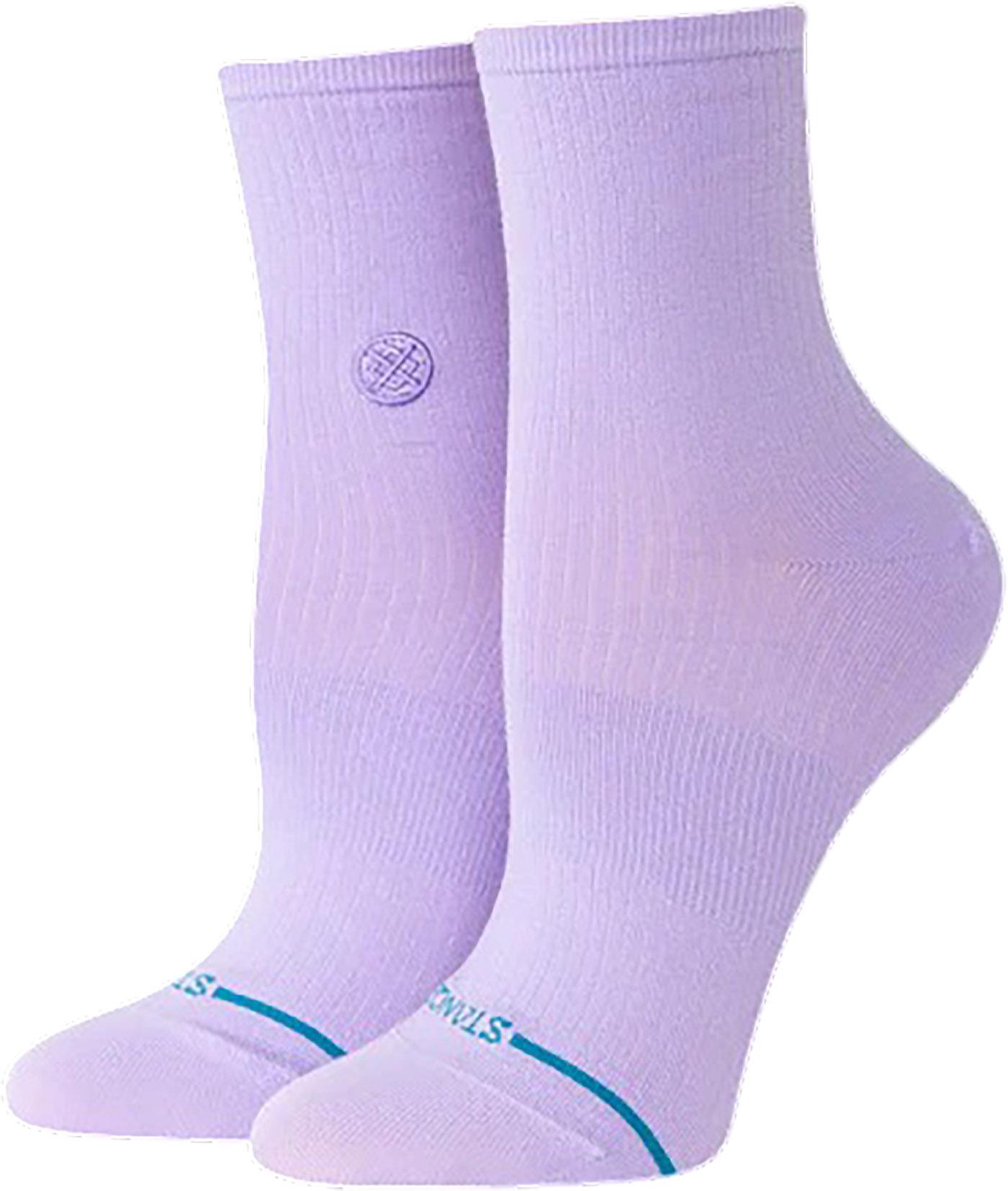 Product gallery image number 2 for product Fine Rib Quarter Socks - Women's