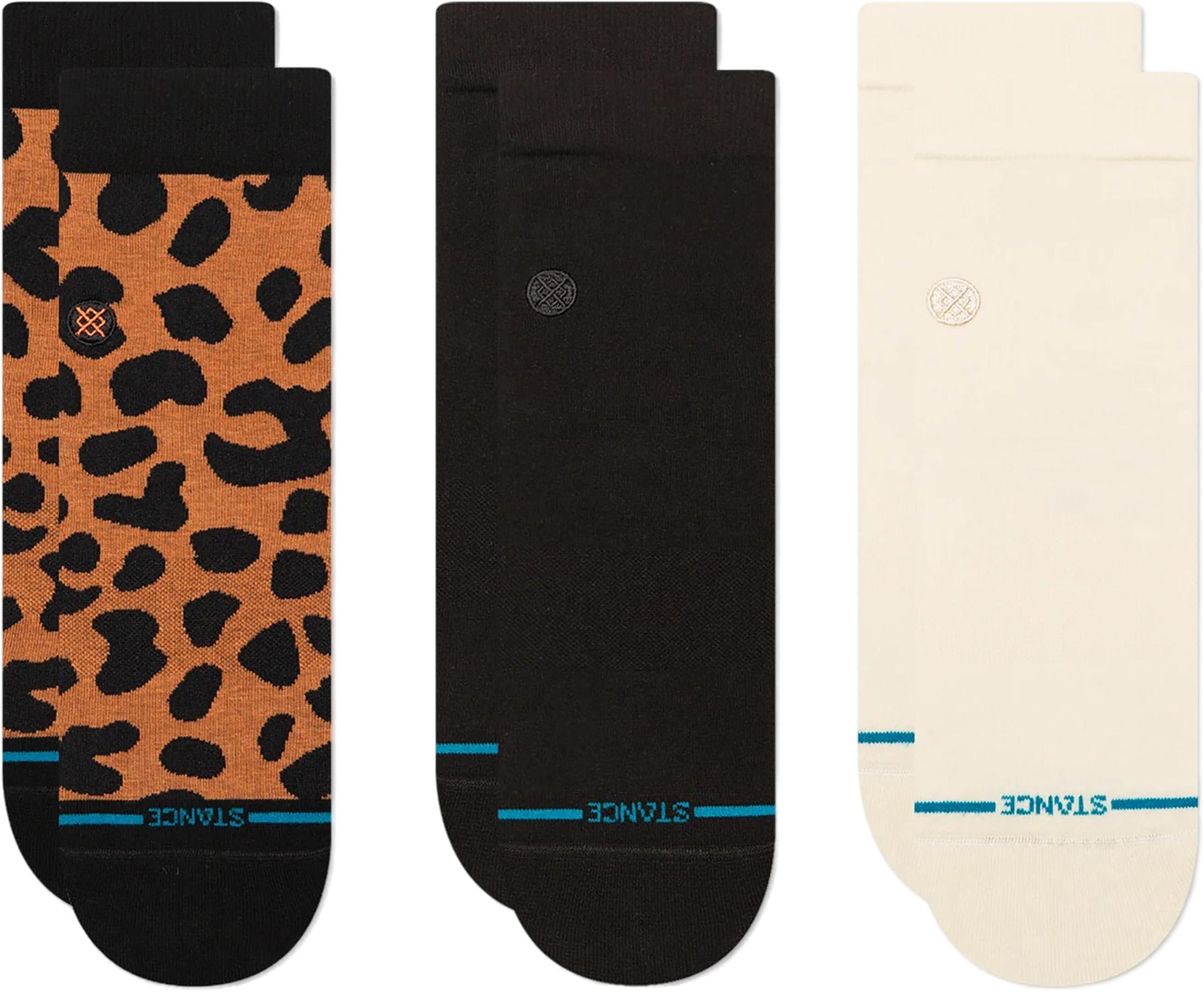 Product image for Animaniac Quarter 3 Pack Socks - Women's