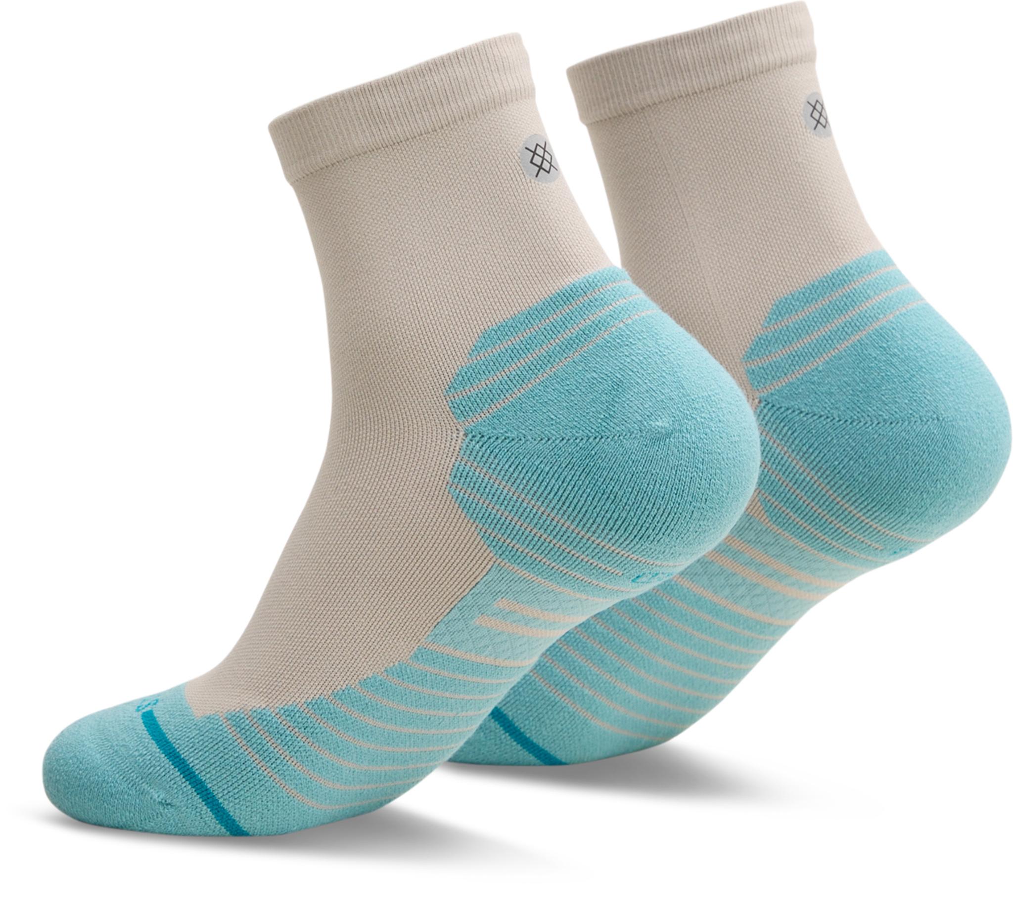 Product gallery image number 2 for product Two Tone Light Quarter Socks - Women's