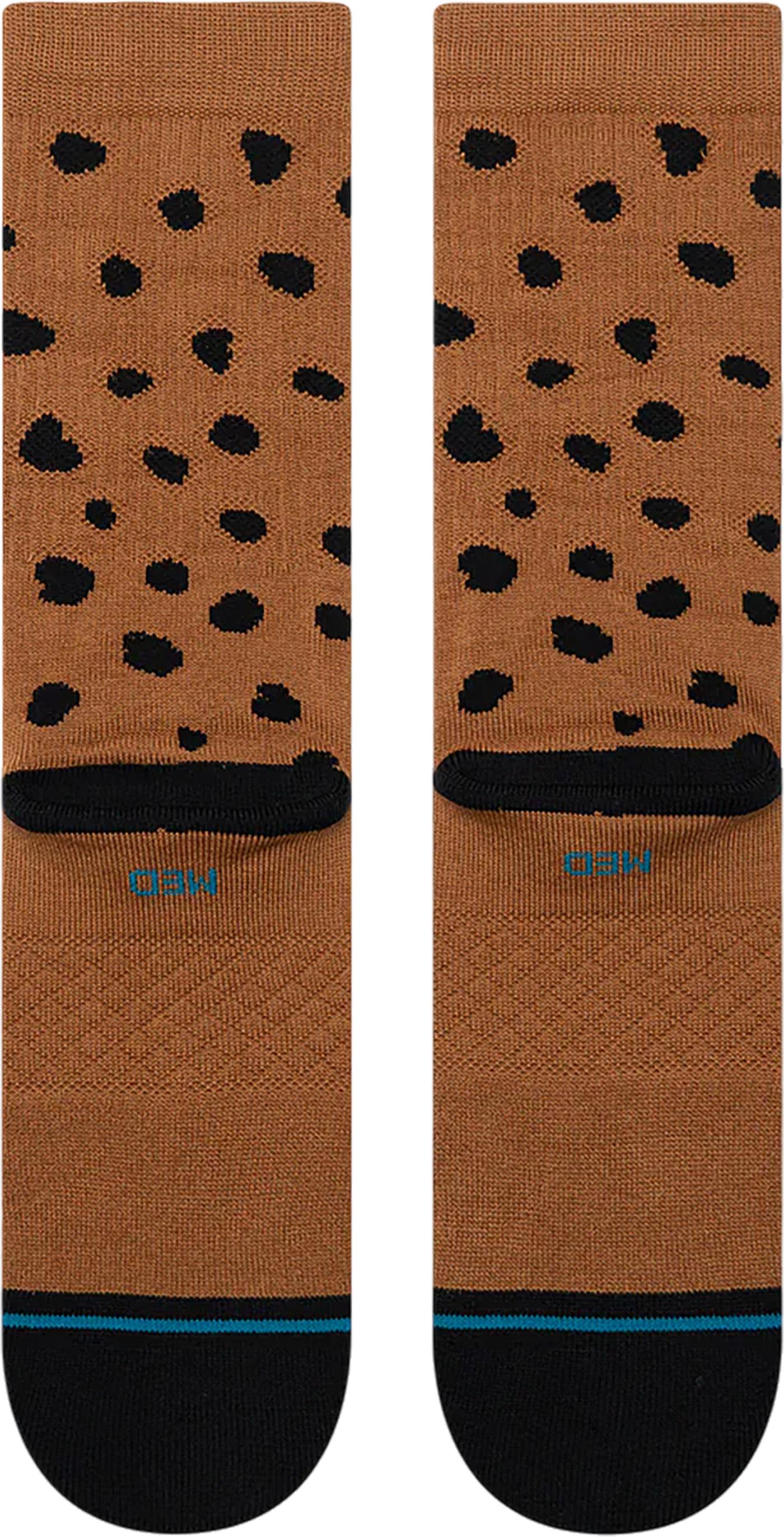Product gallery image number 3 for product Leopard Crew Socks - Women's