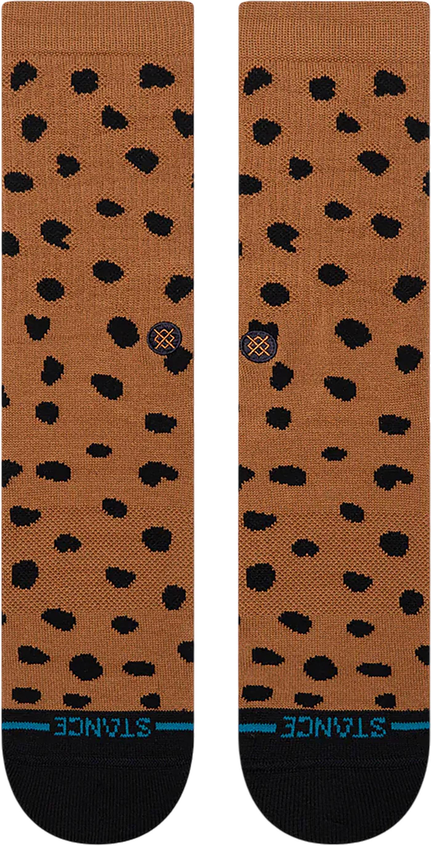 Product gallery image number 2 for product Leopard Crew Socks - Women's