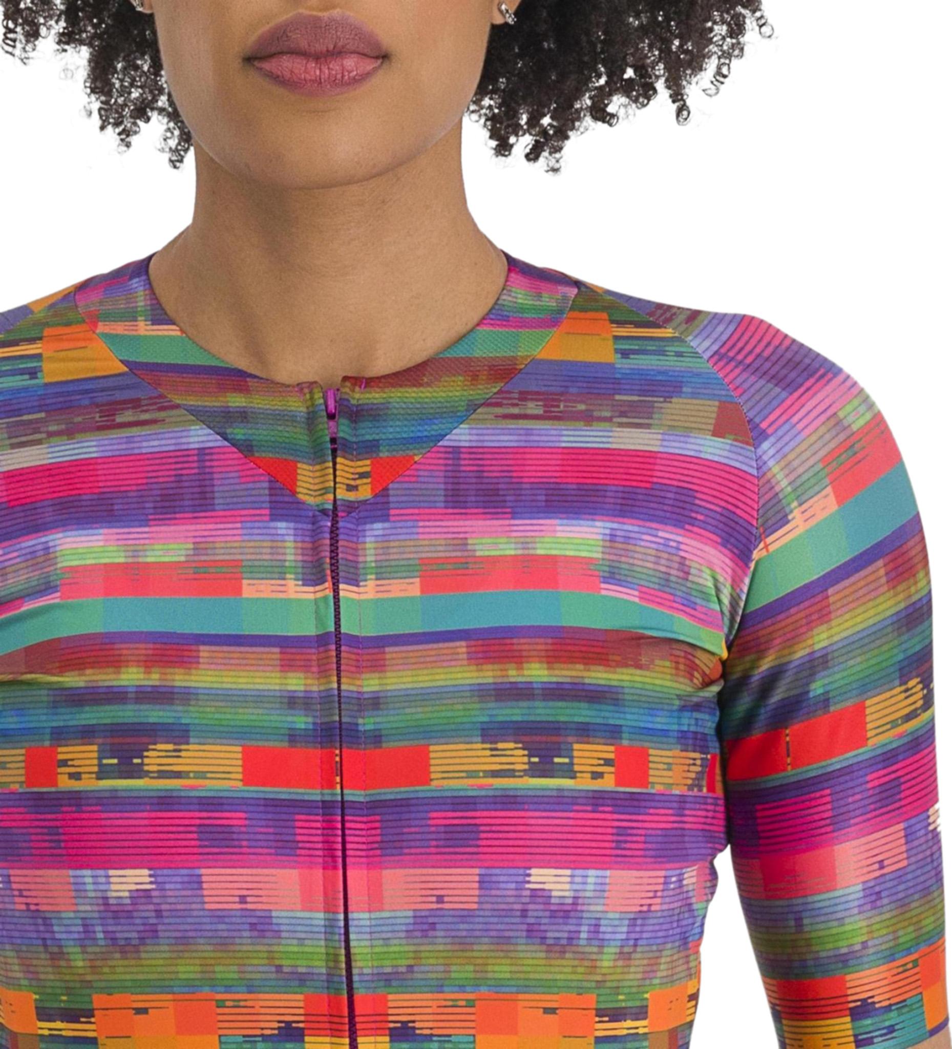 Product gallery image number 3 for product Maillot Glitch Bomber - Femme