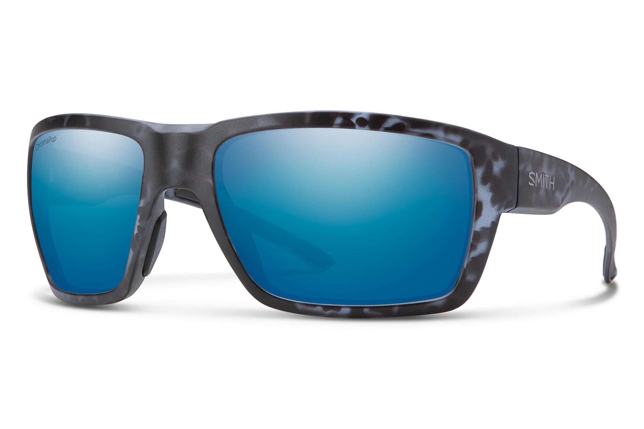 Product gallery image number 1 for product Highwater Sunglasses - Matte Black Ice Tort Frame - ChromaPop™ PLUS Polarized Blue Mirror Lens