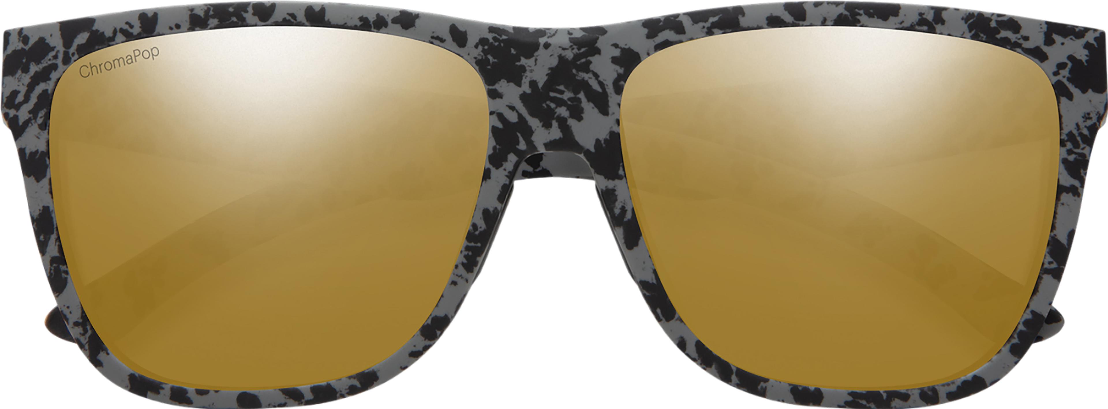 Product gallery image number 2 for product Lowdown XL 2 Sunglasses - Black - Chromapop Polarized Grey Green Lens - Men's