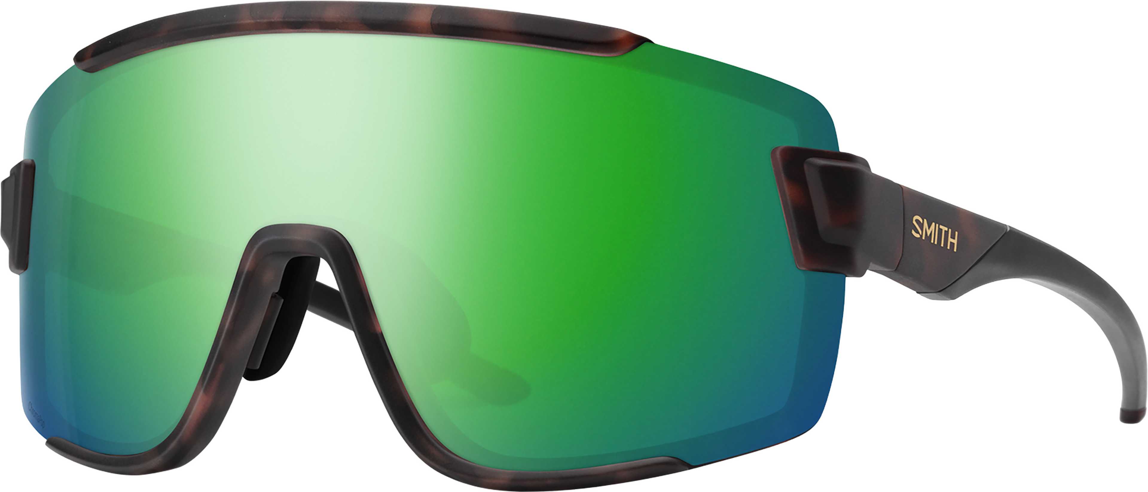 Matte Tortoise - ChromaPop Polarized Green Mirror - Clear