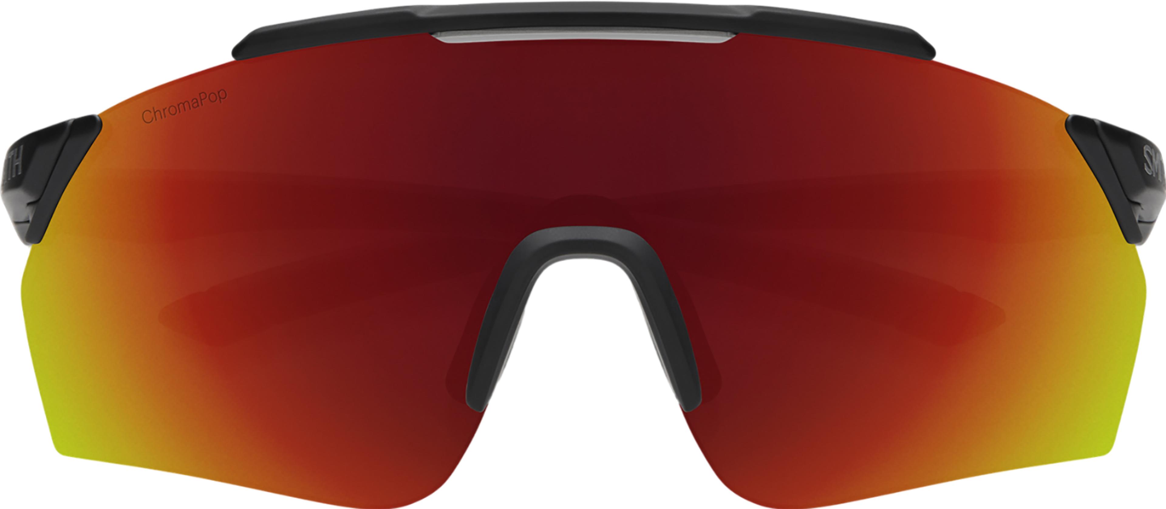 Product gallery image number 2 for product Ruckus Sunglasses - Matte Black - ChromaPop Red Mirror Lens - Unisex