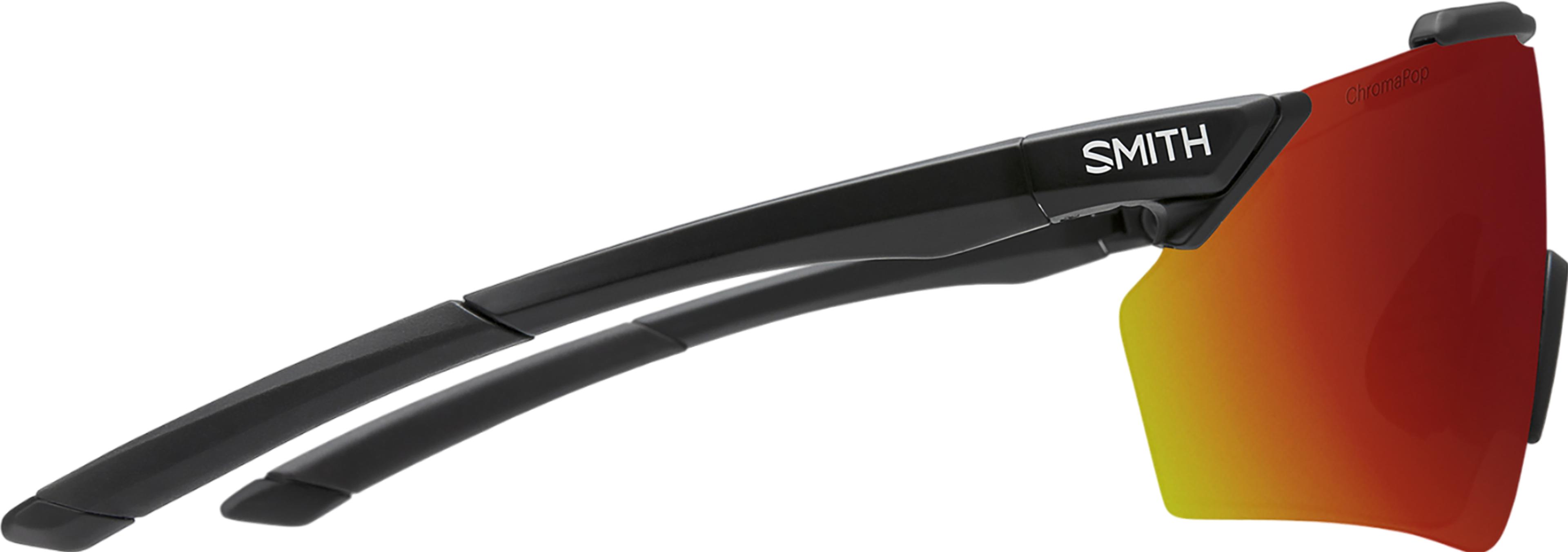 Product gallery image number 3 for product Ruckus Sunglasses - Matte Black - ChromaPop Red Mirror Lens - Unisex