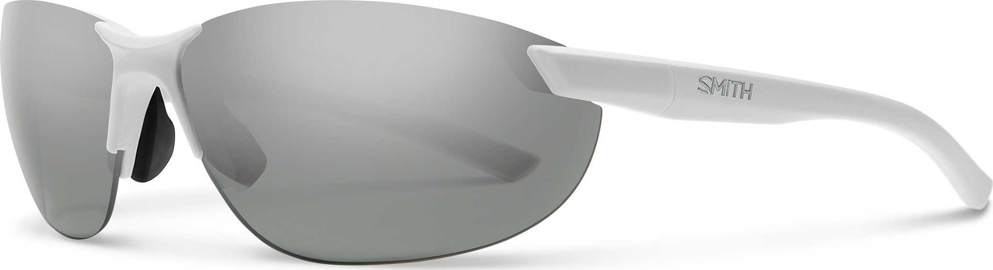 Matte White - Polarized Platinum Mirror