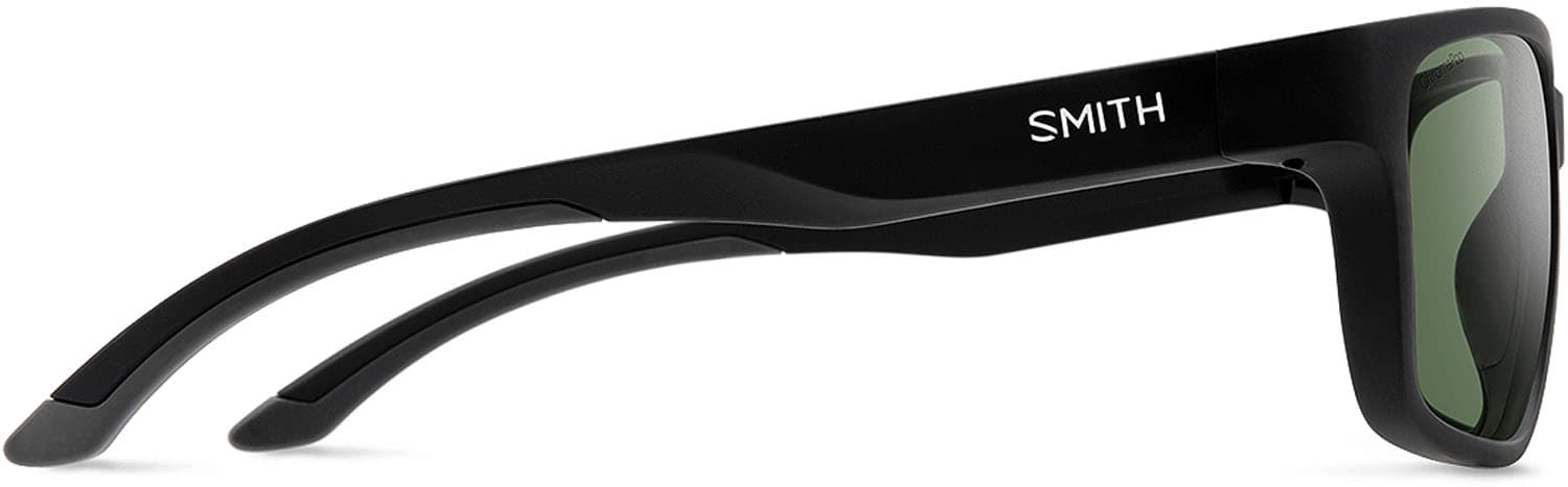 Product gallery image number 3 for product Basecamp Sunglasses - Matte Black Frame - ChromaPop Polarized Gray Green