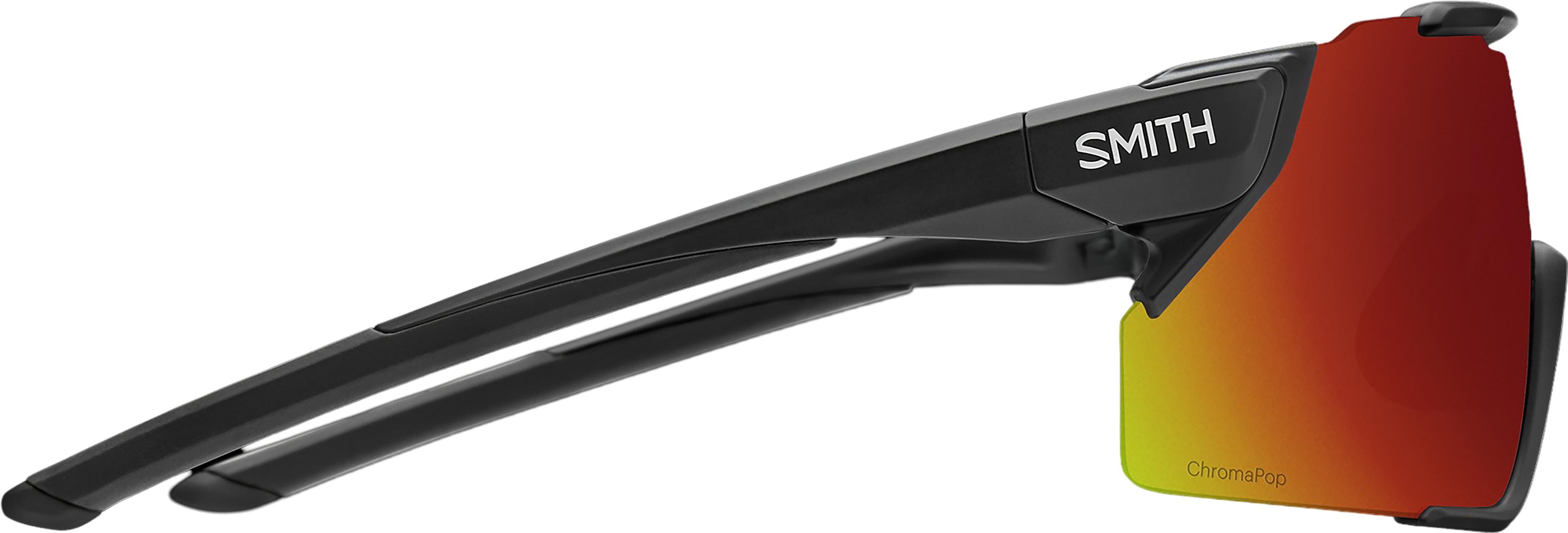 Product gallery image number 3 for product Lunettes de soleil Attack Mag MTB - Matte Black - Verres ChromaPop Red Mirror - Unisexe