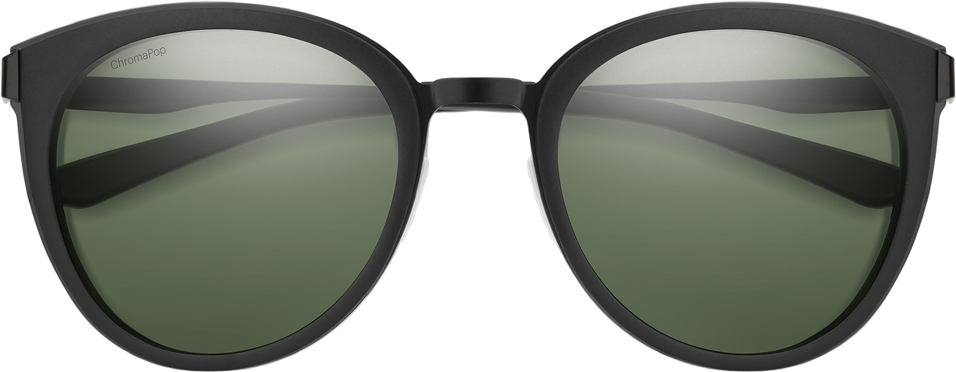 Product gallery image number 2 for product Somerset Sunglasses - Matte Black - ChromaPop Polarized Gray Green Lens - Women's
