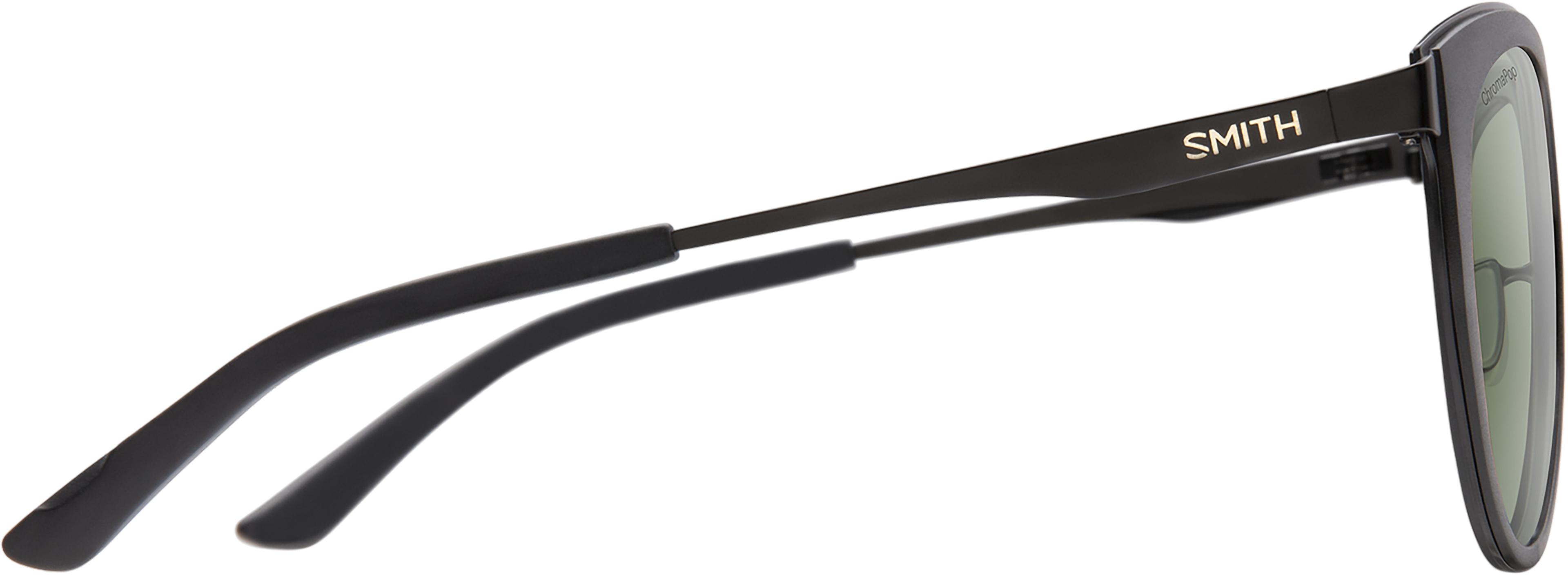 Product gallery image number 3 for product Somerset Sunglasses - Matte Black - ChromaPop Polarized Gray Green Lens - Women's