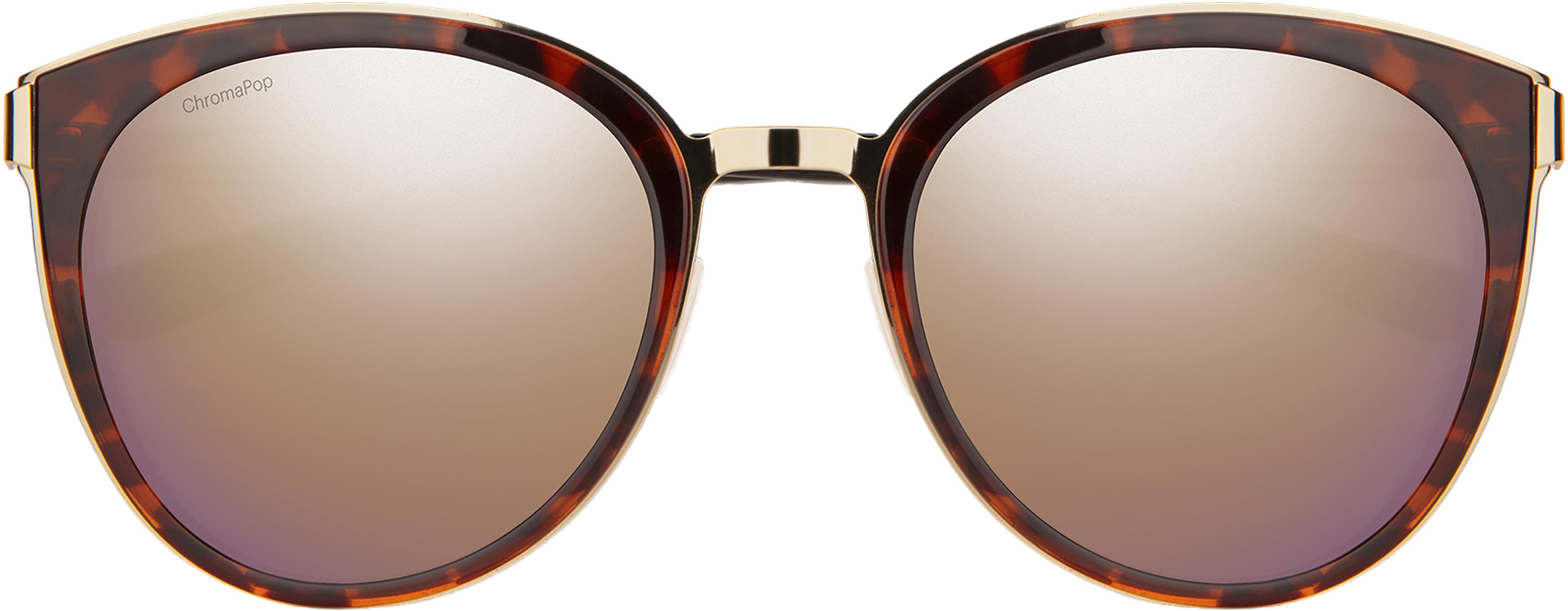 Product gallery image number 2 for product Somerset Sunglasses - Tortoise Rose - ChromaPop Polarized Rose Gold Mirror Lens - Women's