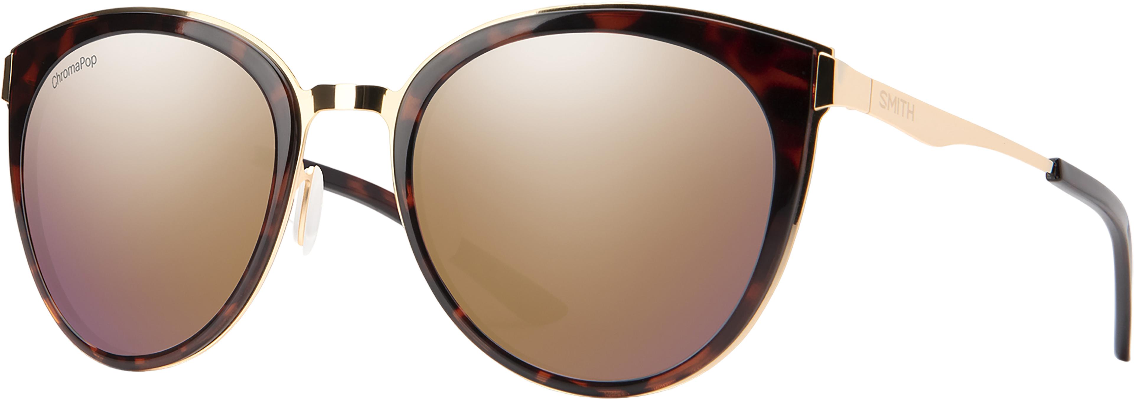 Product image for Somerset Sunglasses - Tortoise Rose - ChromaPop Polarized Rose Gold Mirror Lens - Women's