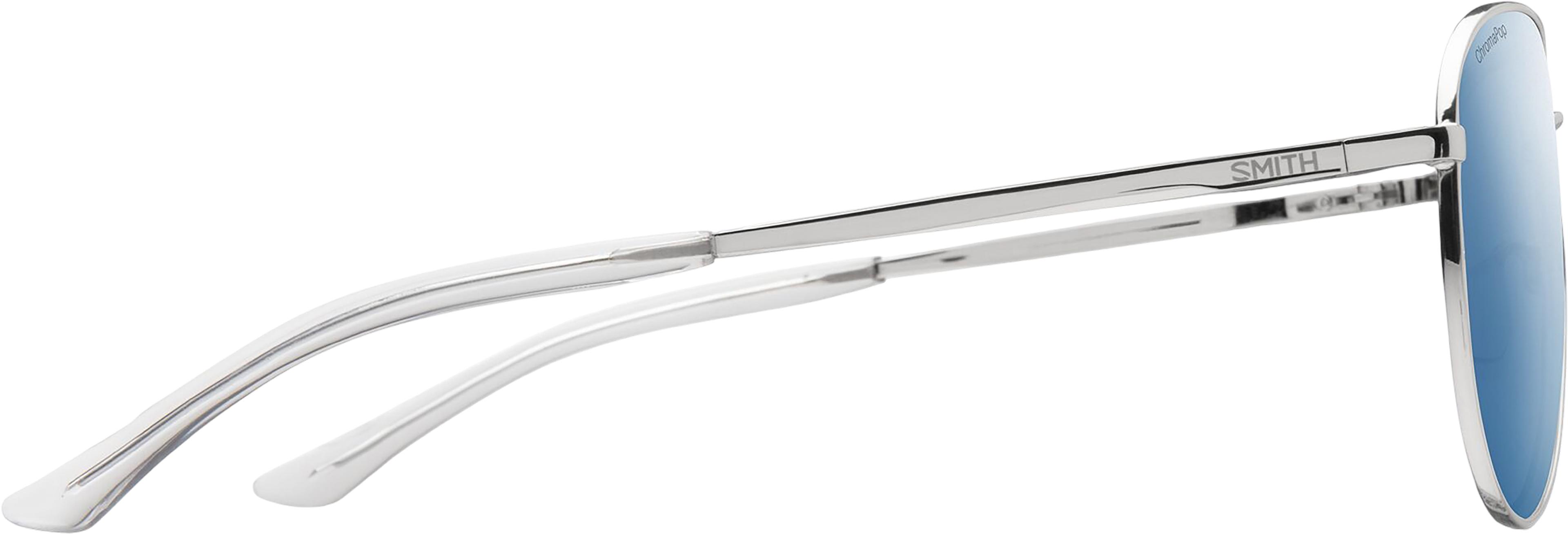 Product gallery image number 3 for product Layback Sunglasses - Silver - ChromaPop Polarized Blue Mirror Lens - Unisex