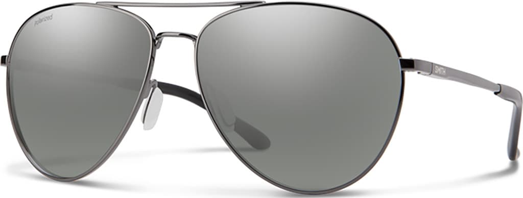 Image de produit pour Lunettes soleil Layback - Gunmetal - Lentilles Polarized Platinum - Unisexe
