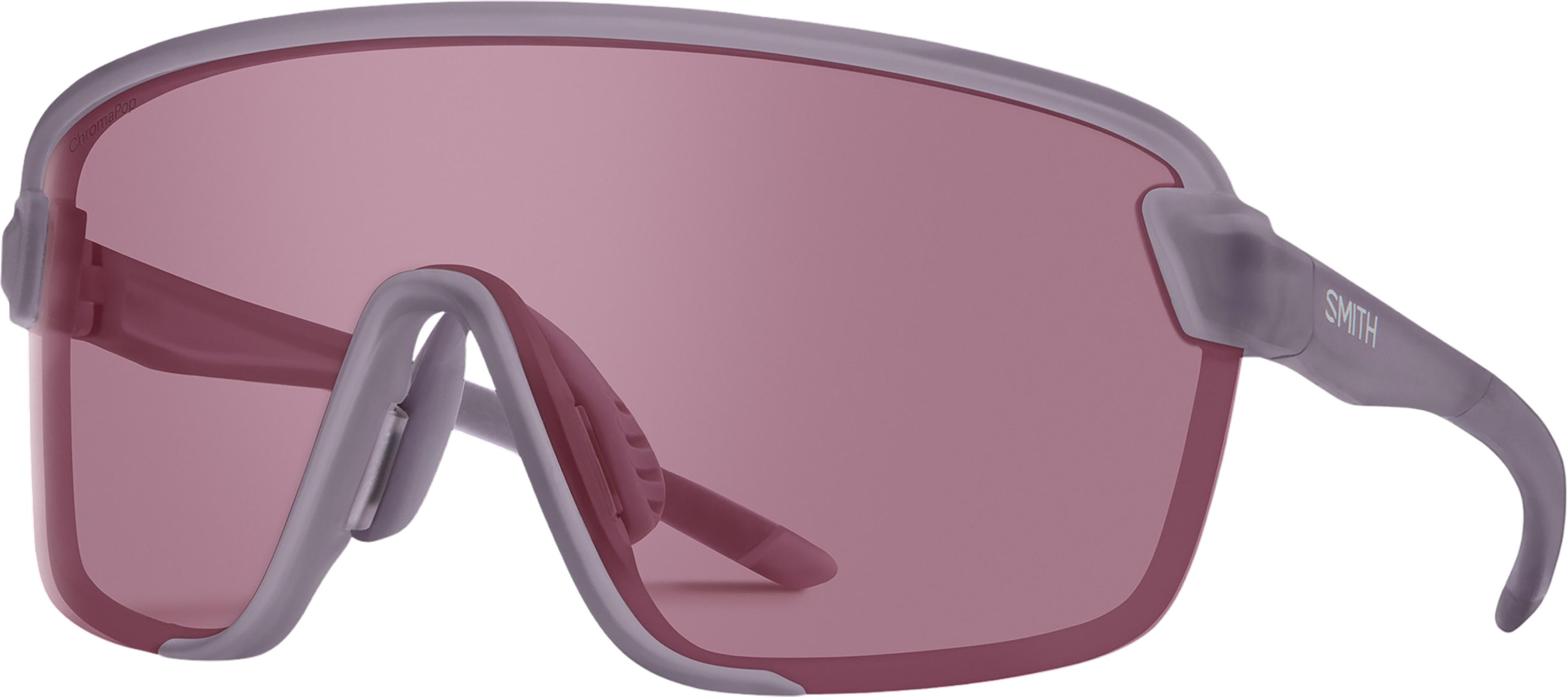 Product image for Bobcat Sunglasses - Matte Meteorite Crystal - ChromaPop Low Light Rose Lens
