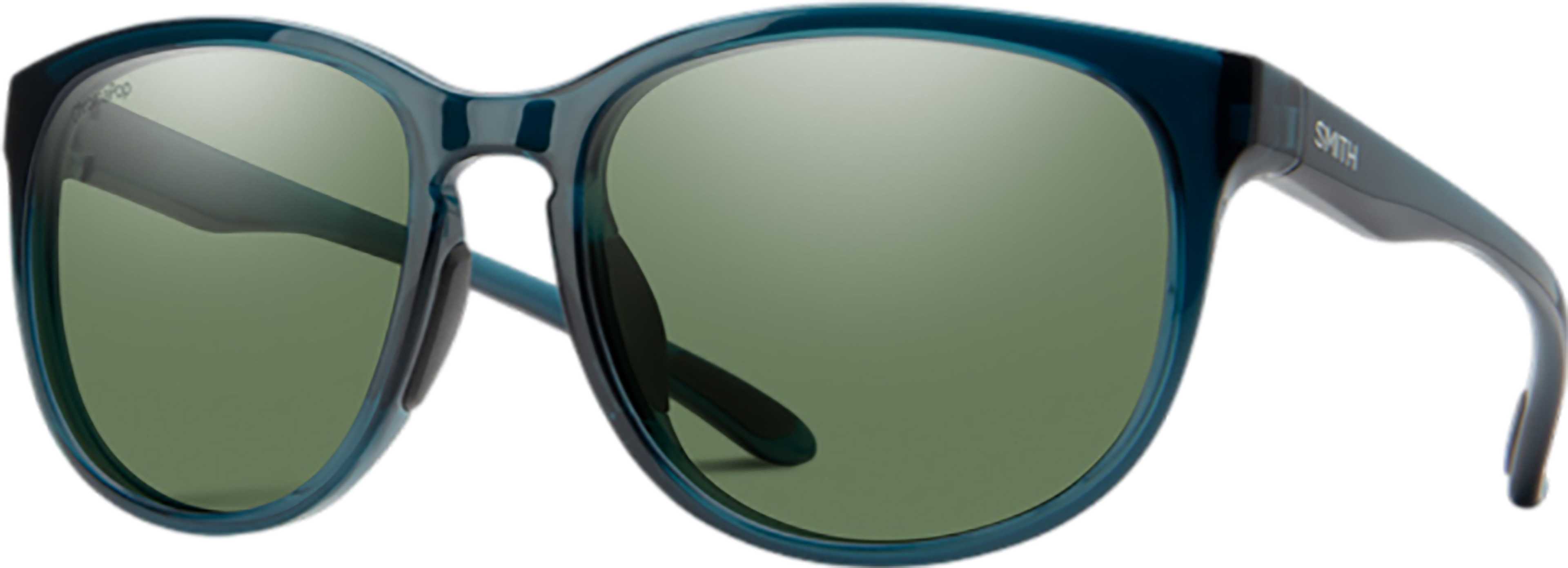 Product image for Lake Shasta Sunglasses - Pacific Crystal - ChromaPop Polarized Gray Green Lens - Women's
