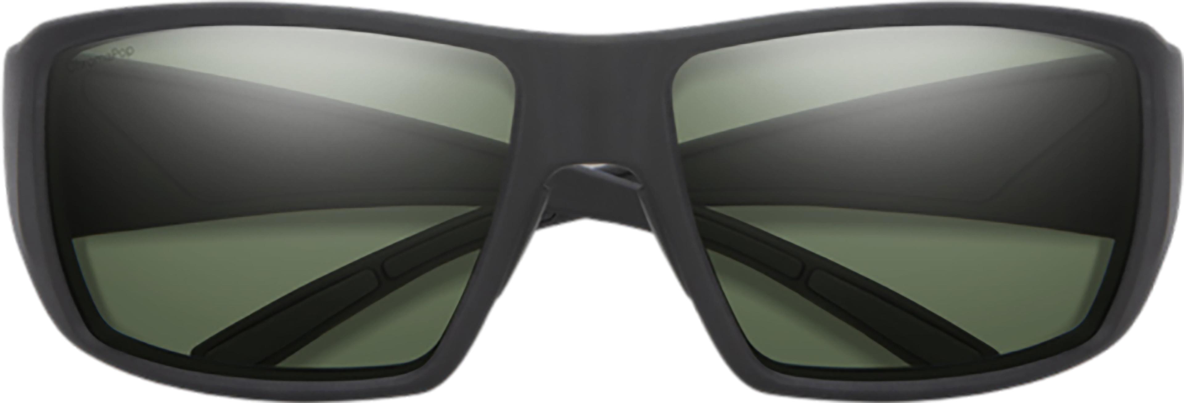 Product gallery image number 2 for product Guide's Choice Sunglasses - Matte Black - ChromaPop Polarized Gray Green Lens - Men's