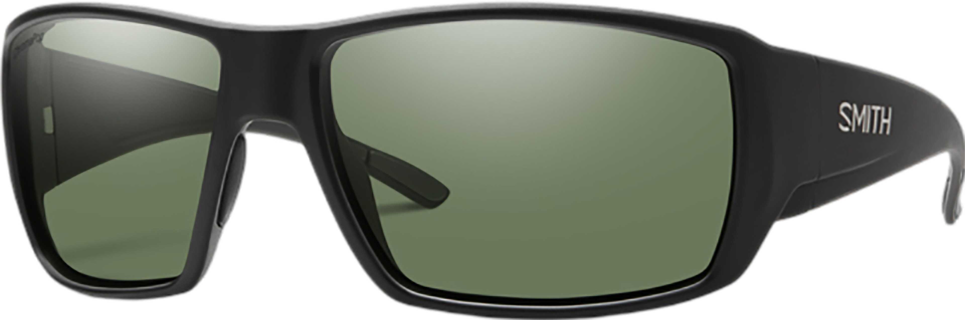 Product image for Guide's Choice Sunglasses - Matte Black - ChromaPop Polarized Gray Green Lens - Men's