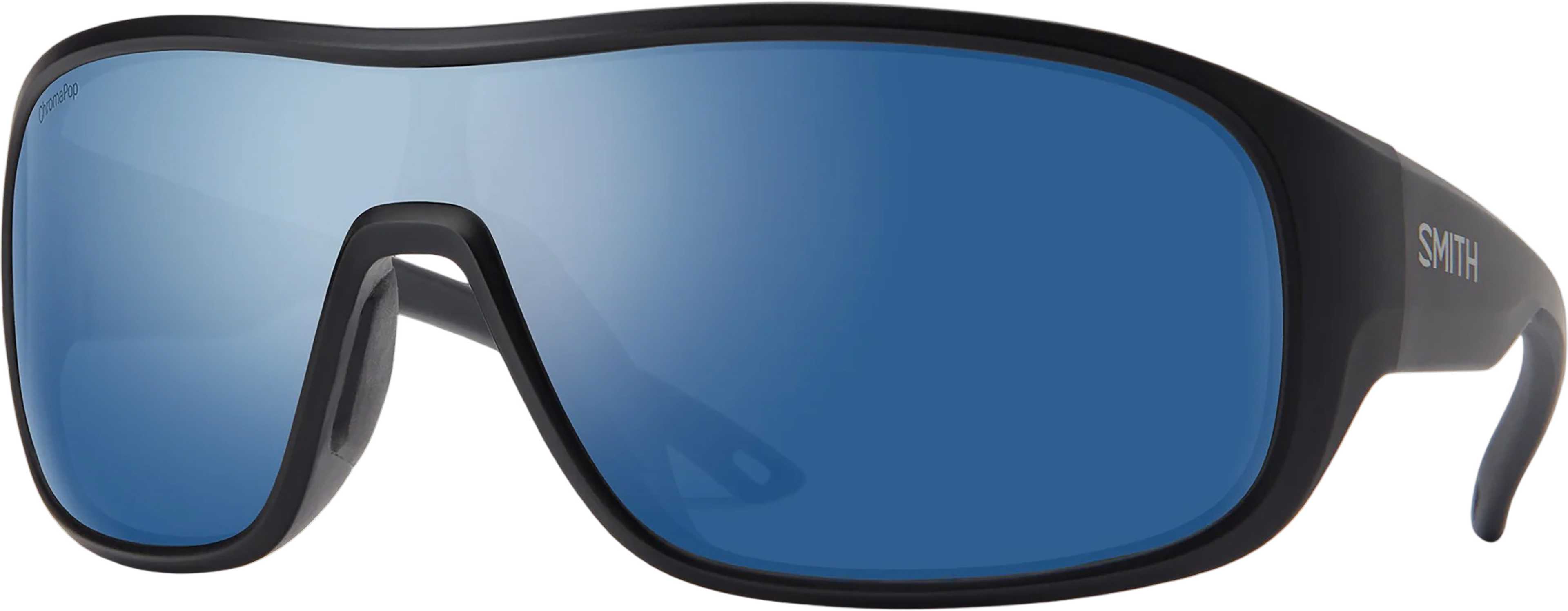 Matte Black - Chromapop Polarized Blue Mirror Lense