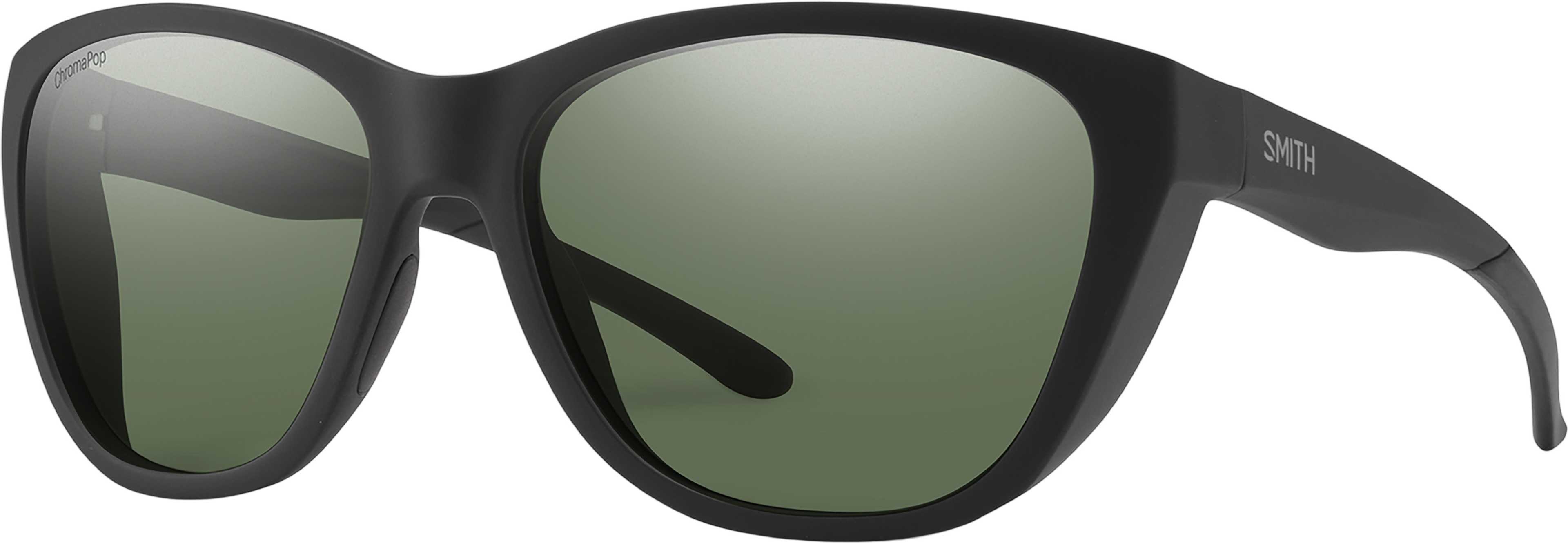 Image de produit pour Lunettes de soleil Shoal - Matte Black - Verres ChromaPop Polarized Gray Green - Femme