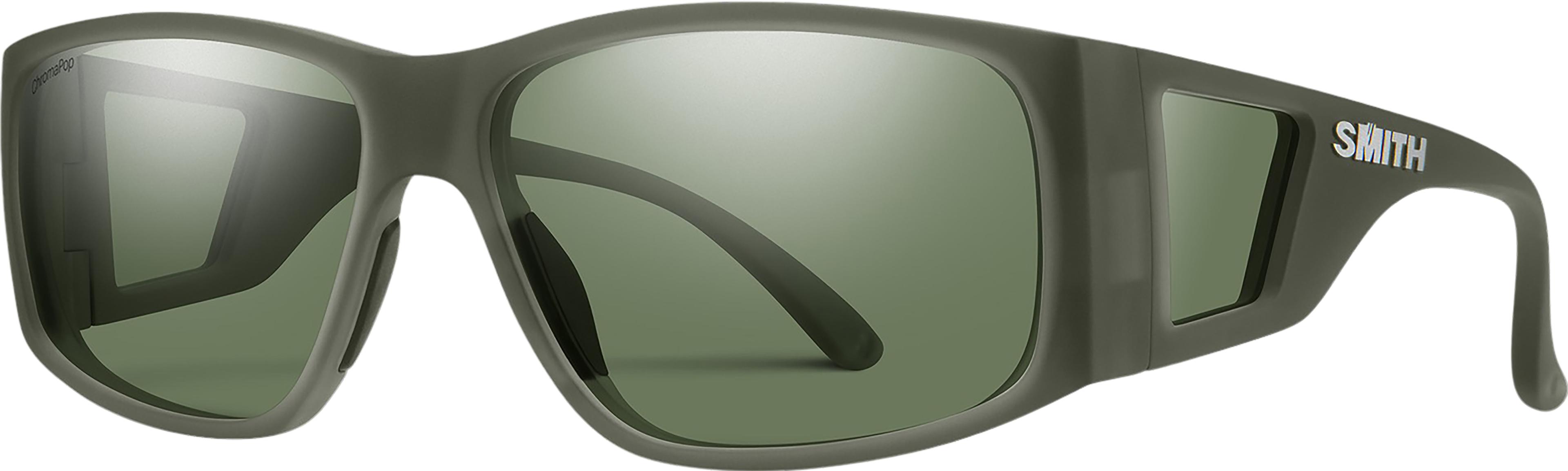 Image de produit pour Lunettes de soleil Monroe Peak - Verres Matte Moss Crystal - ChromaPop Polarized Gray Green
