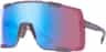 Colour: Matte Meteorite Crystal - ChromaPop Low Light Rose Blue Mirror Lens - Clear Spare Lens