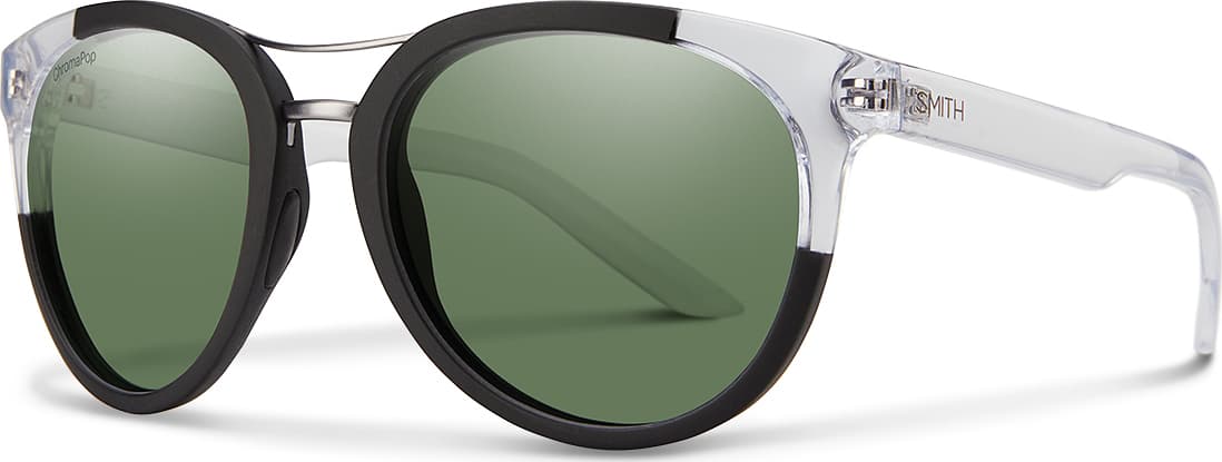 Product gallery image number 1 for product Bridgetown - Matte Black Crystal Block - Chromapop Polarized Gray Green Lens Sunglasses