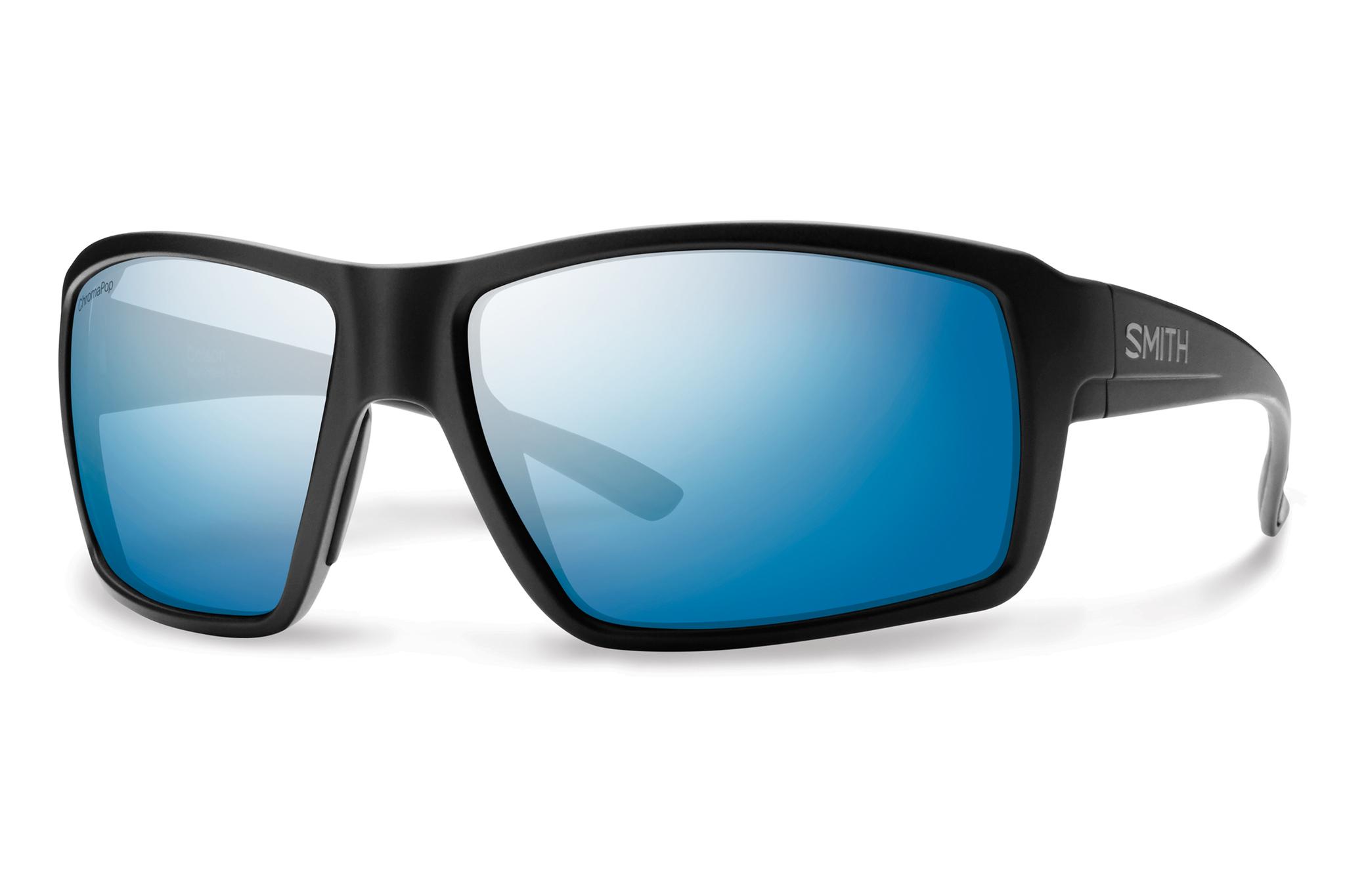 Product gallery image number 1 for product Colson Sunglasses - Matte Black Frame - ChromaPop™ Polarized Blue Mirror Lens