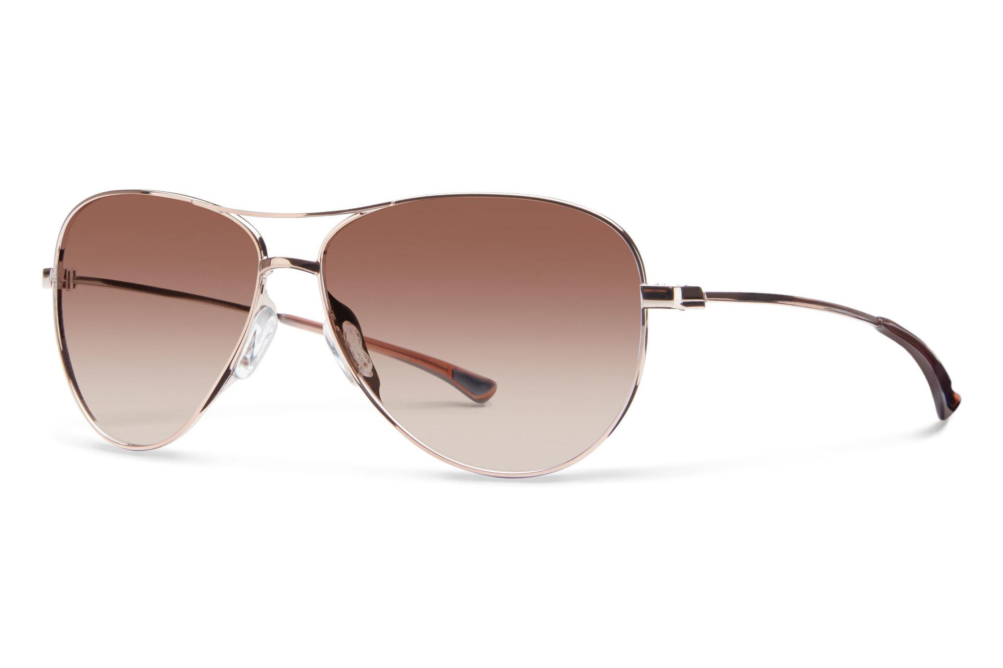 Product image for Langley Sunglasses - Rose Gold Frame - Sienna Gradient Lens
