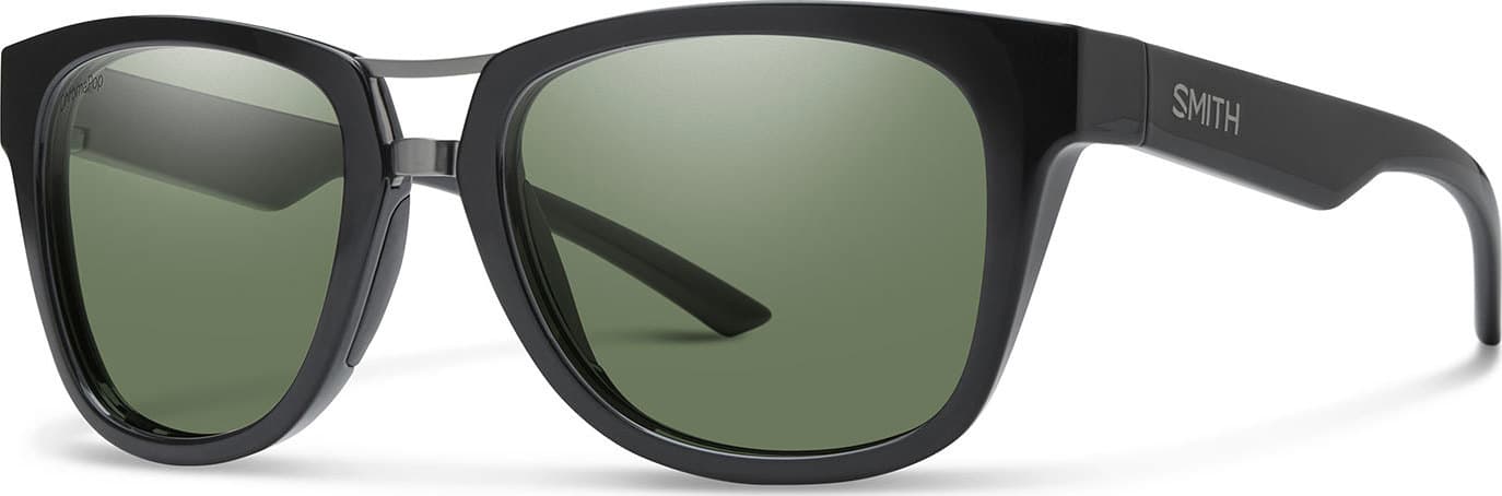 Product gallery image number 1 for product Landmark - Black Frame - Polarized Gray Green Lens