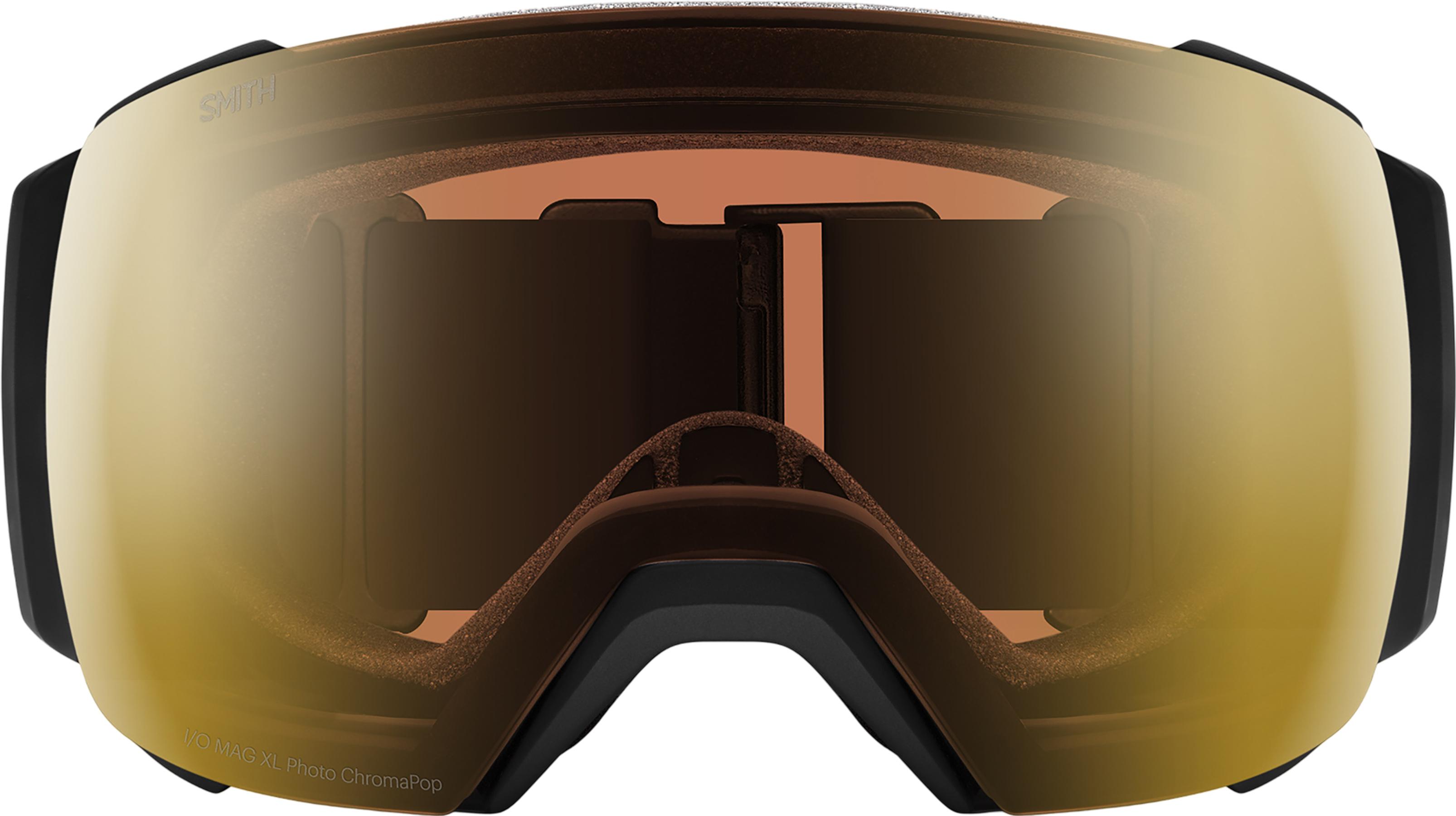 Product gallery image number 2 for product I/O Mag XL Goggles - Black - ChromaPop Pro Photochromic Gold Mirror Lens - Men's
