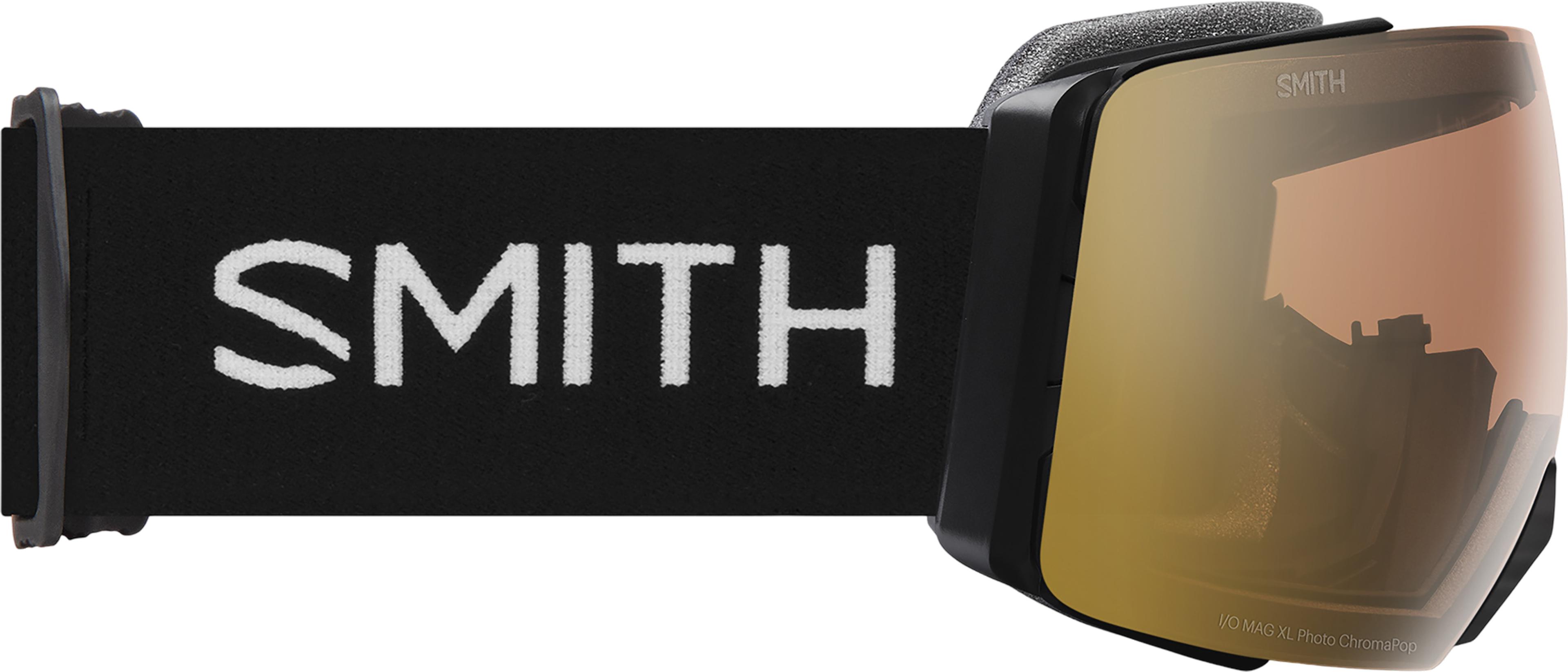 Product gallery image number 4 for product I/O Mag XL Goggles - Black - ChromaPop Pro Photochromic Gold Mirror Lens - Men's