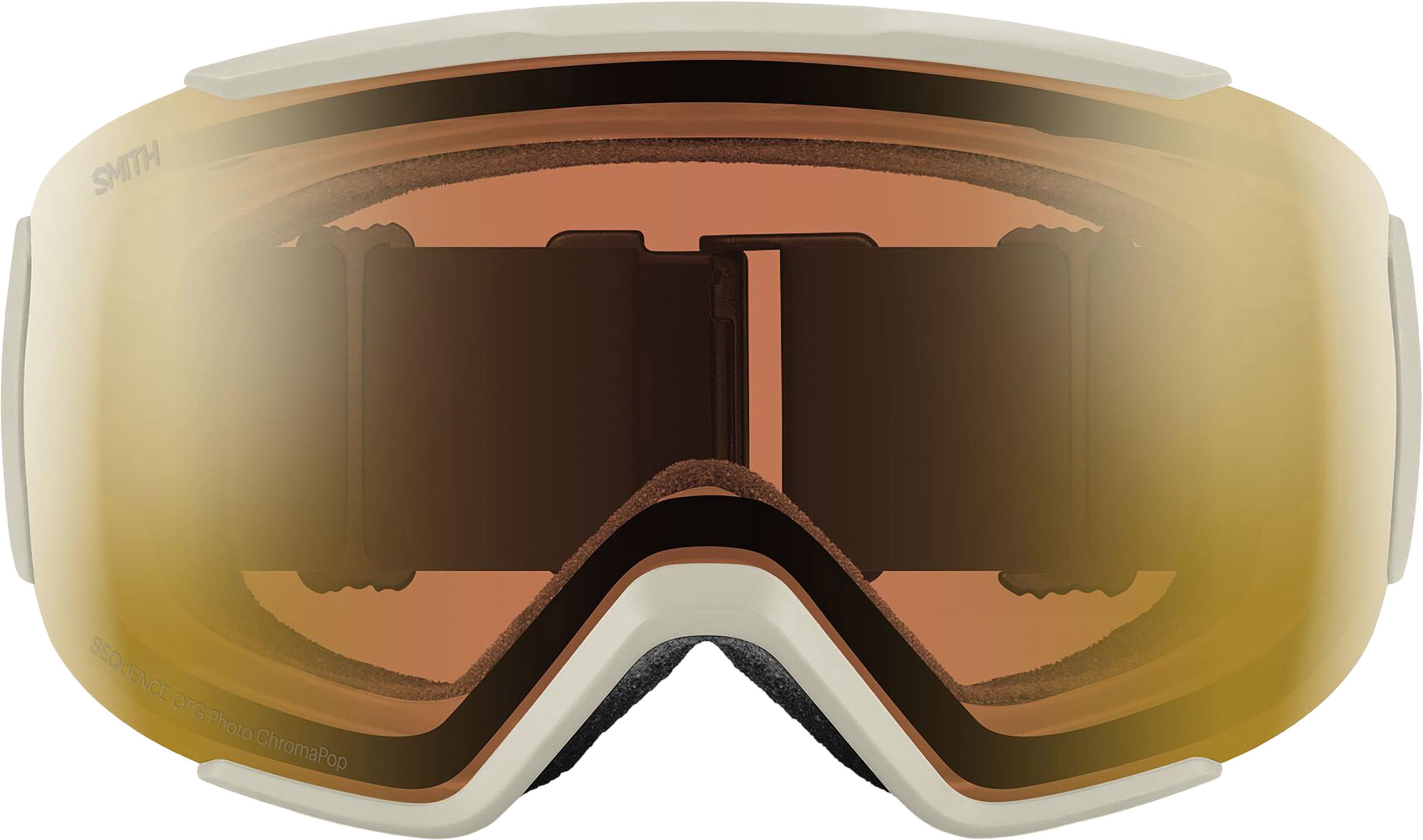 Product gallery image number 3 for product Sequence OTG Goggles - Chalk Bleach - ChromaPop Pro Photochromic Gold Mirror Lens