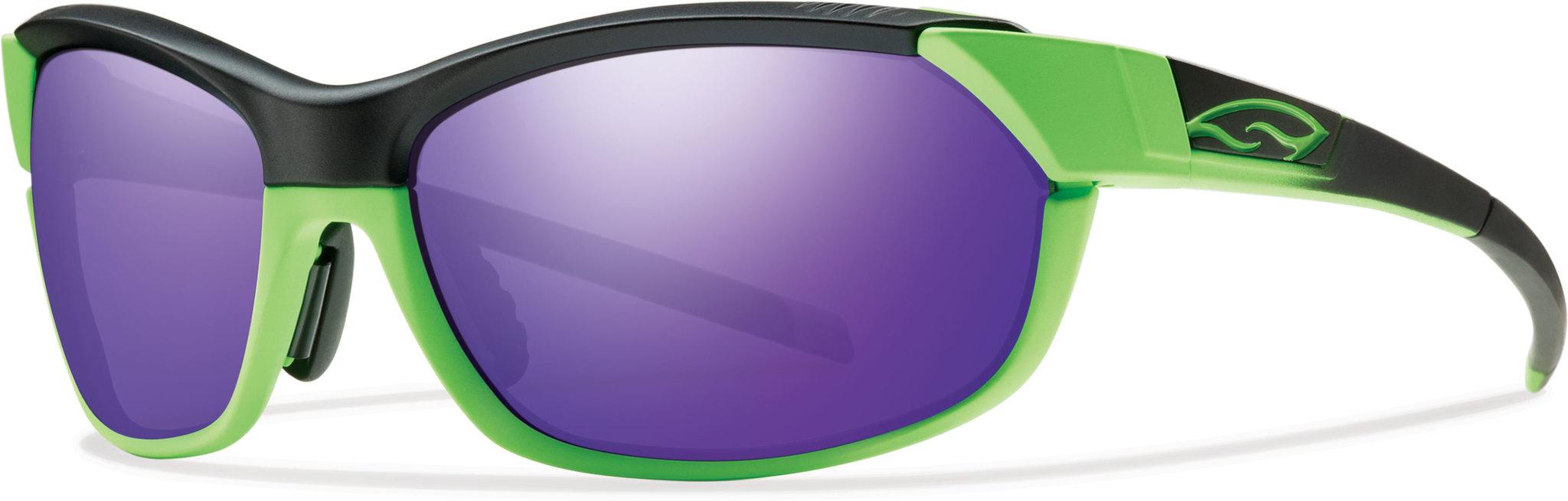Product gallery image number 1 for product Pivlock Overdrive - Reactor Green - Carbonic TLT Purple Sol-X Mirror Lens