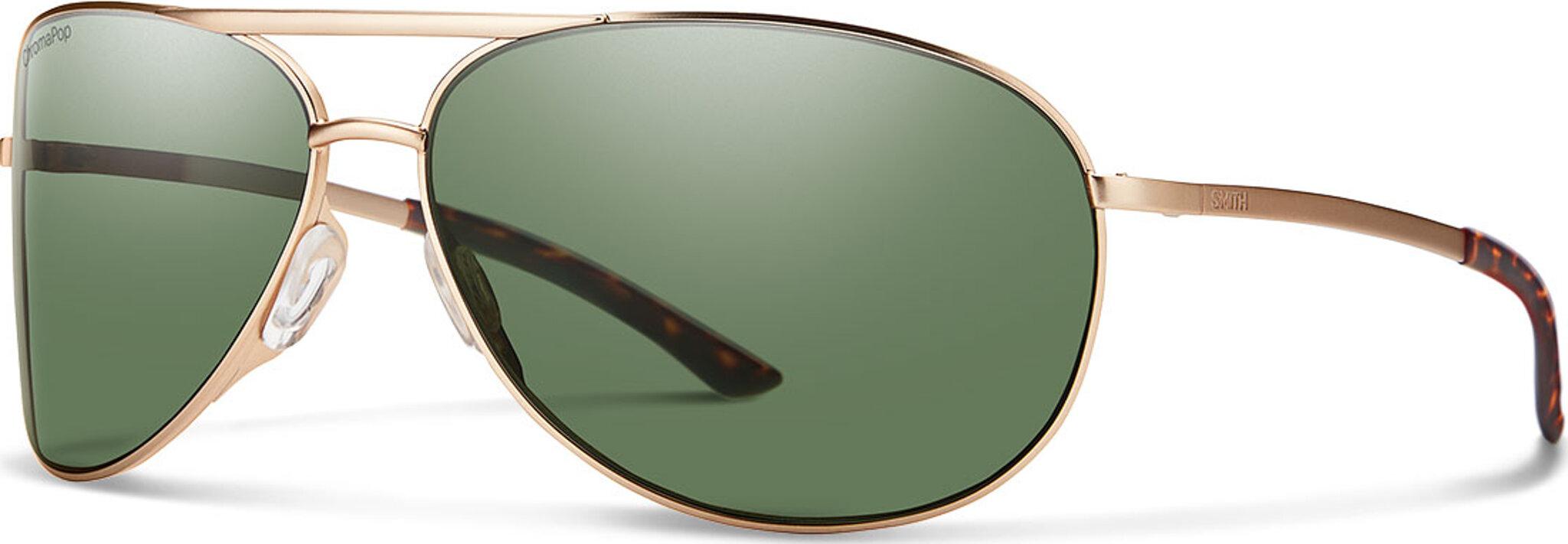 Image de produit pour Lunettes soleil Serpico 2.0 - Monture Matte Gold - Lentilles ChromaPop™ Gray Green - Unisexe