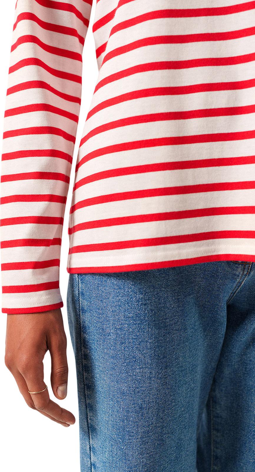 Product gallery image number 4 for product Minquidame Breton Striped Shirt With Long Sleeve - Women's